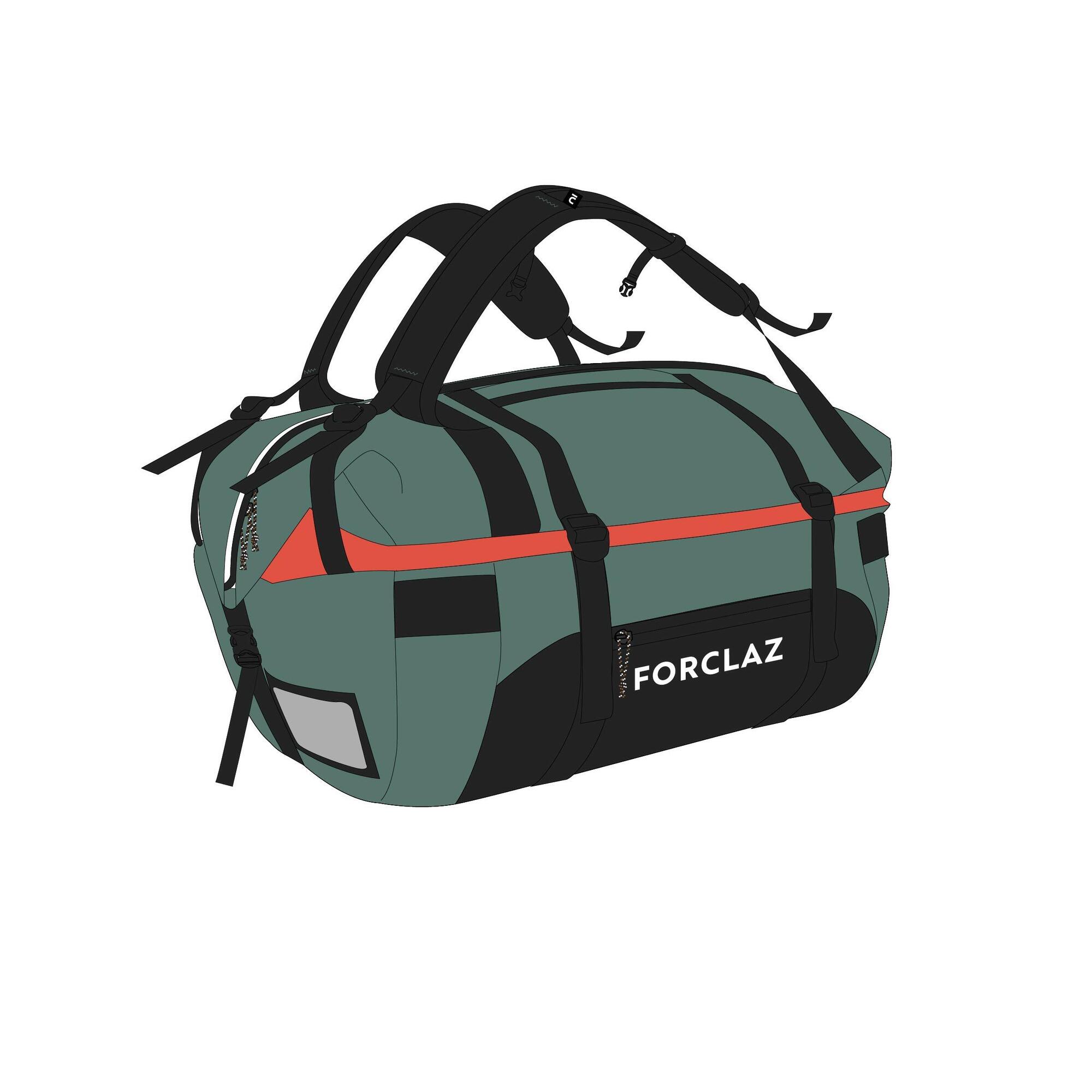 Forclaz 500 Extend 30-40 L Duffel Bag