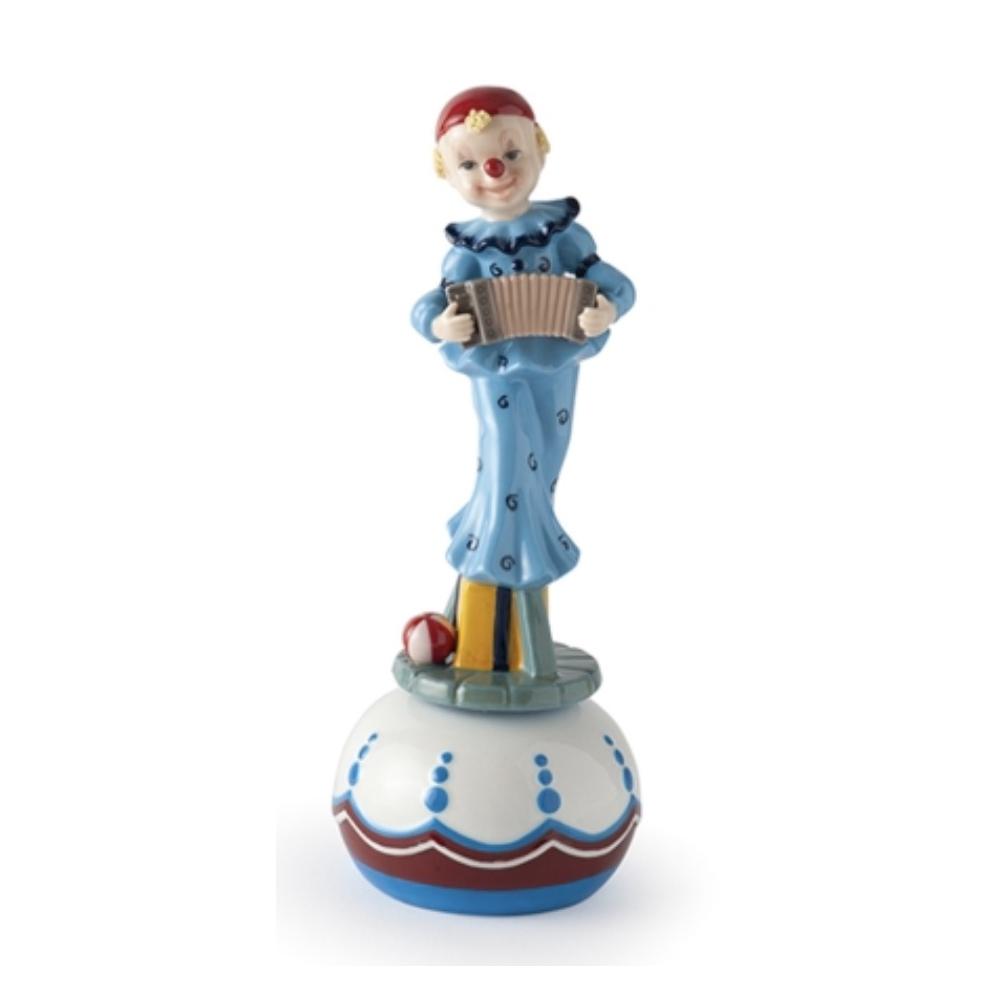 HERVIT - Carillon Clown In Porcellana H22Cm、mySite、fannypackpong