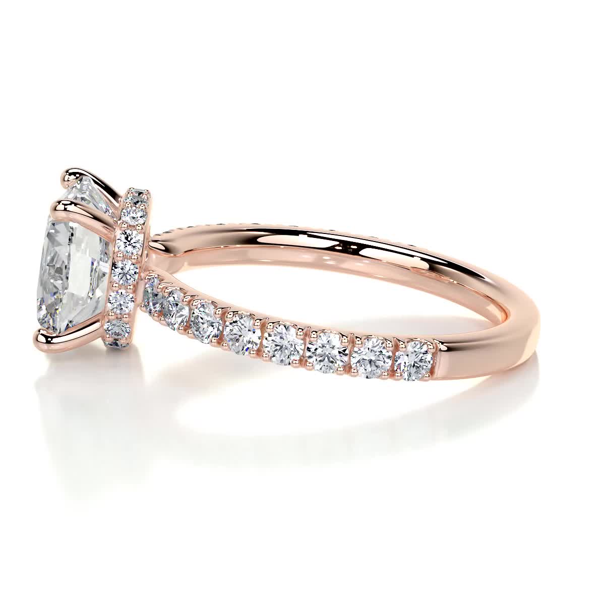 Bree Lab Grown Diamond Ring -14K Rose Gold、mySite、hinf8tx79