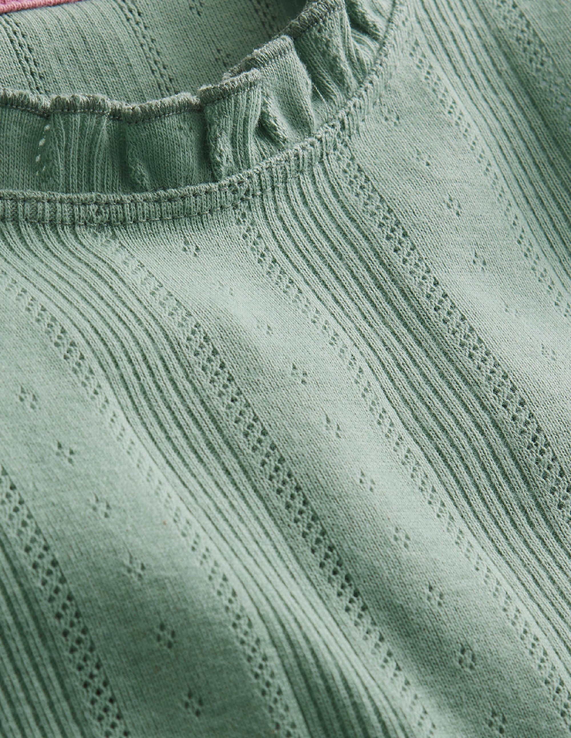  Pointelle Tank Top-Pale Green Floral Bouquet、mySite、ashleygrahame