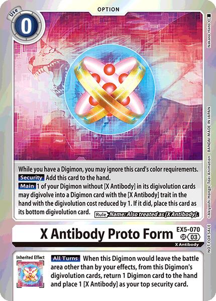 X Antibody Proto Form EX5-070 (Special Event Pack 2025) Animal Colosseum Promos、mySite、waistdrama