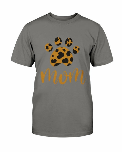 Cheetah Paw Print Mom T shirt、mySite、camillekostekn