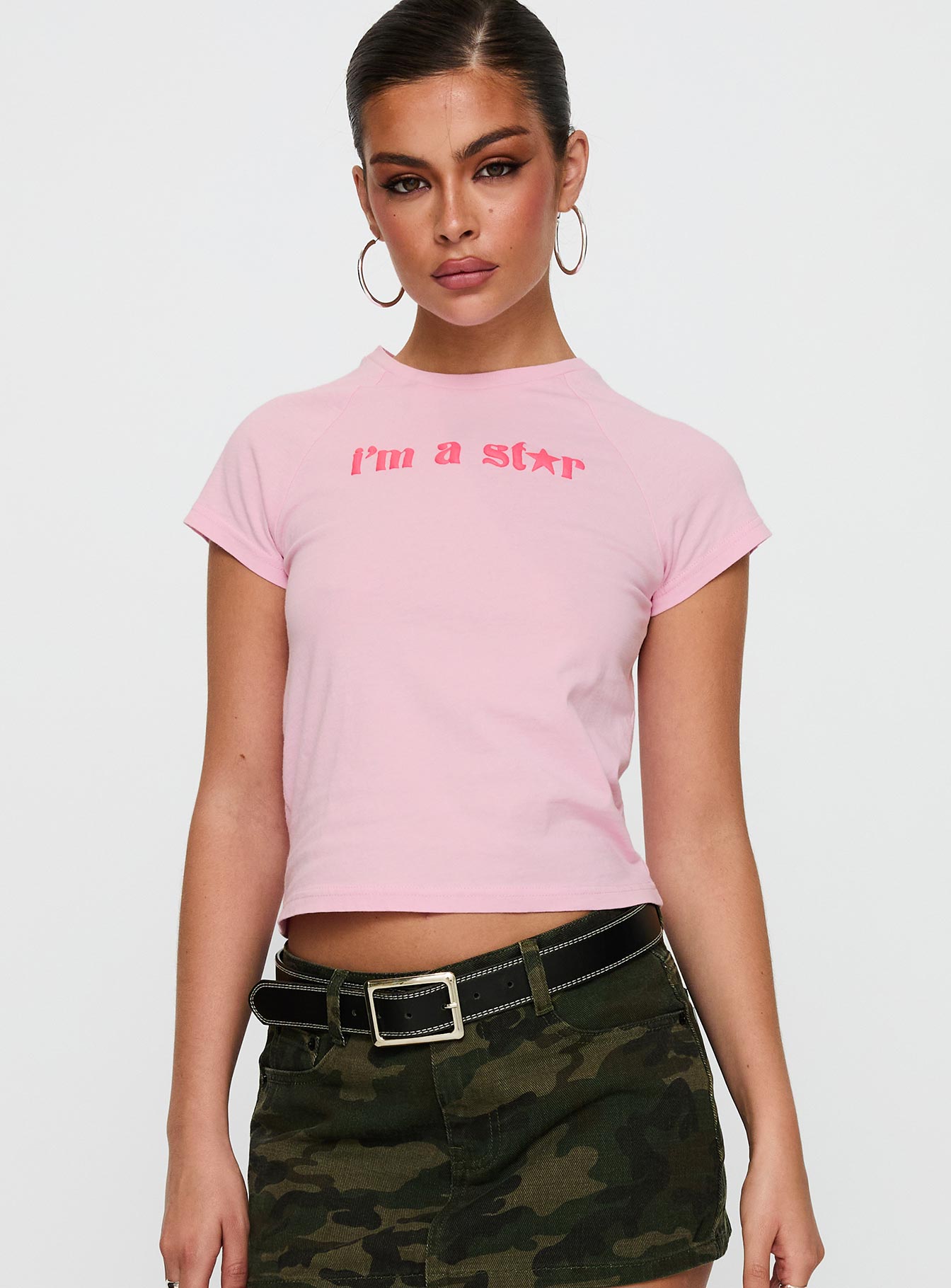 I'm A Star Graphic Top Pink、mySite、solidvoid