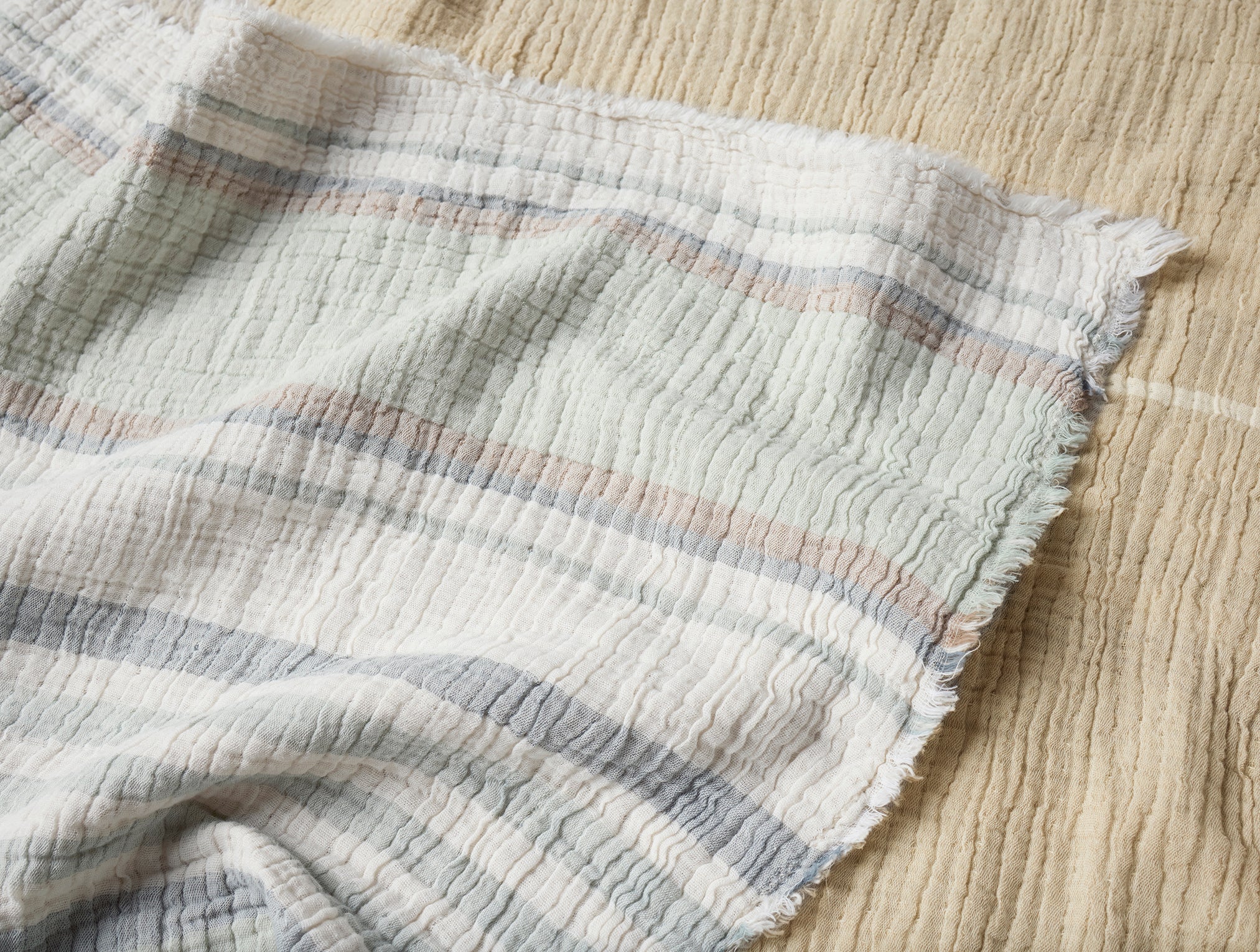  Topanga Matelasse Organic Blanket Swatch、mySite、sugarbowlscore