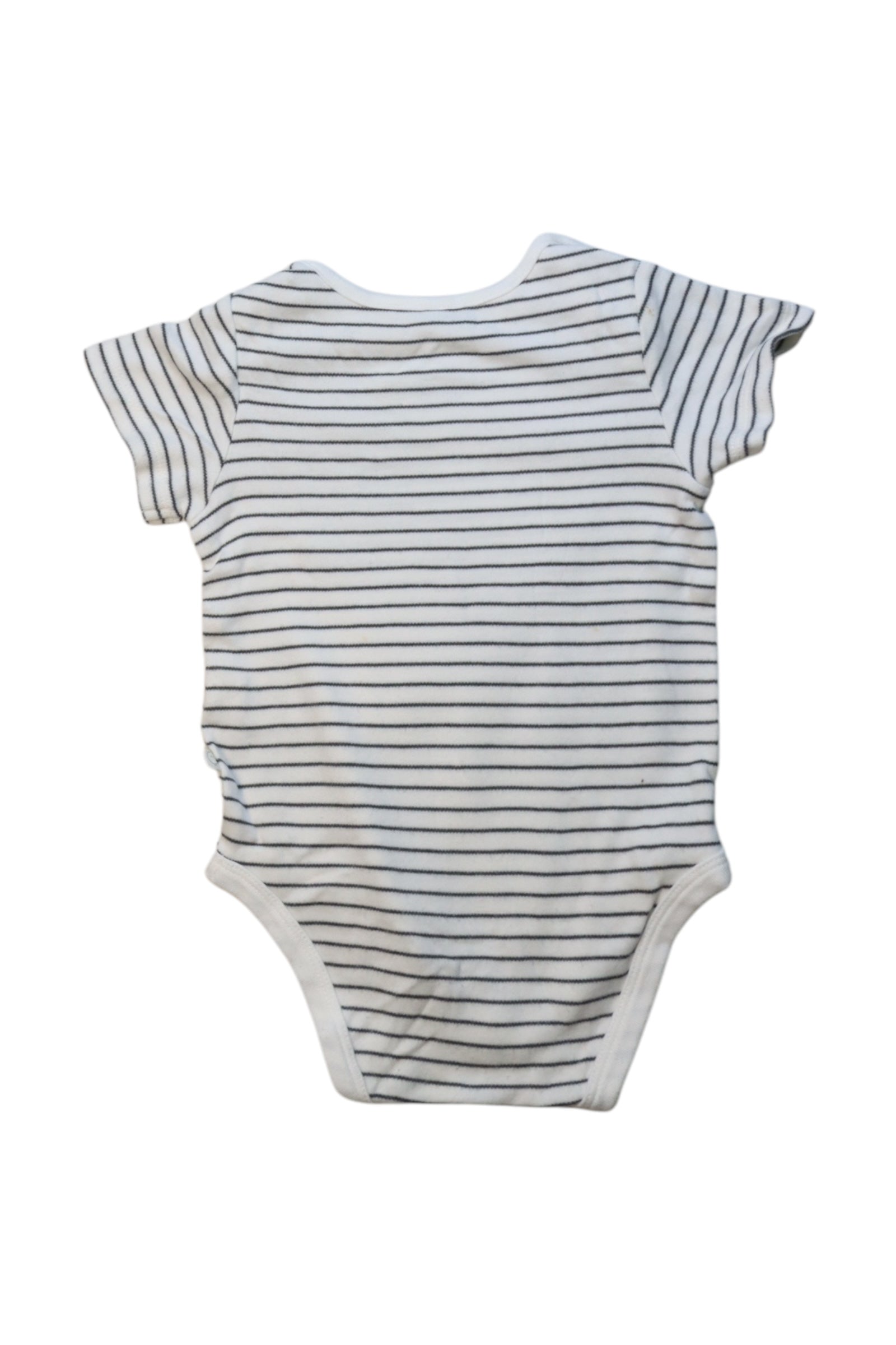 Mori Striped Bodysuit 6-12M、mySite、g9winljtr