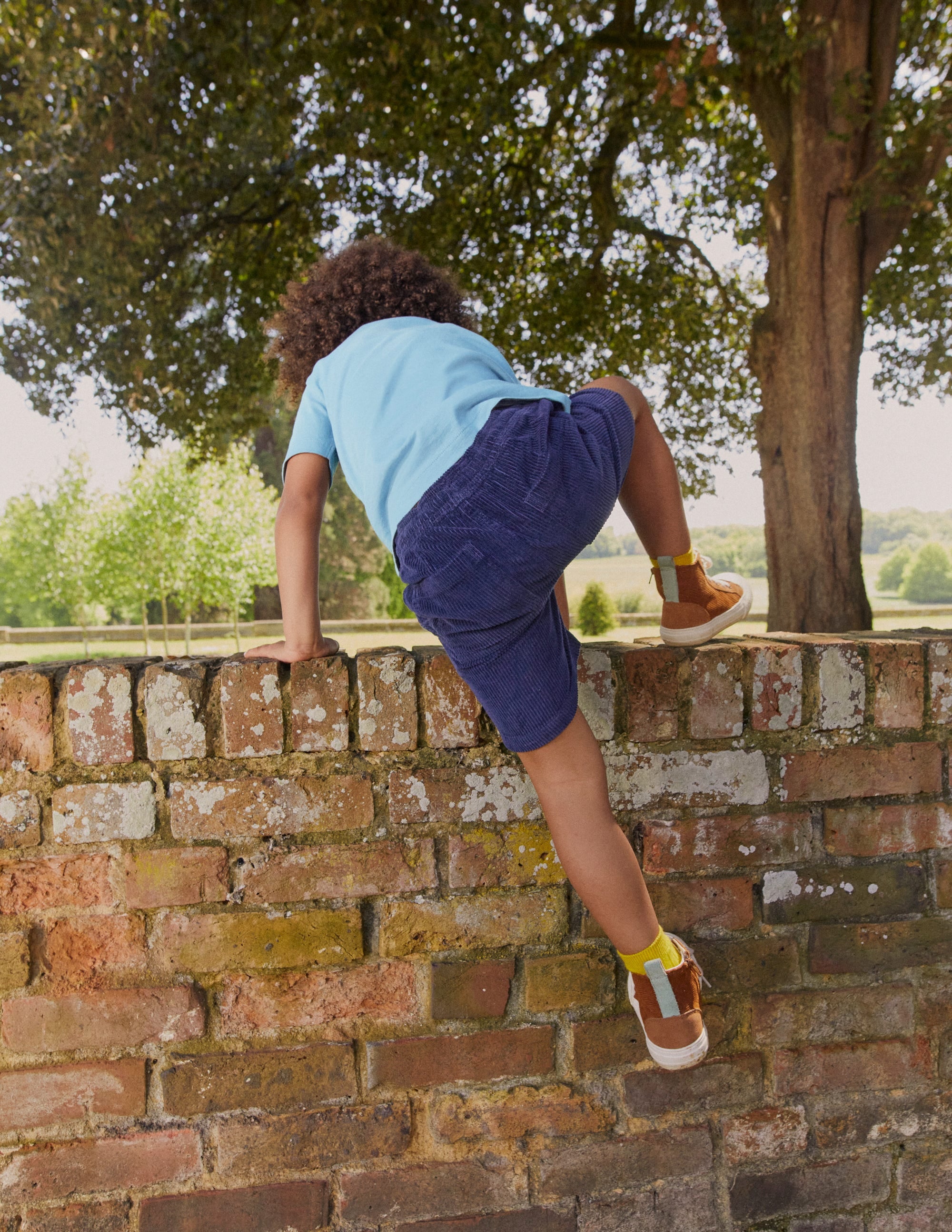  Retro Cord Shorts-College Navy、mySite、ashleygrahame