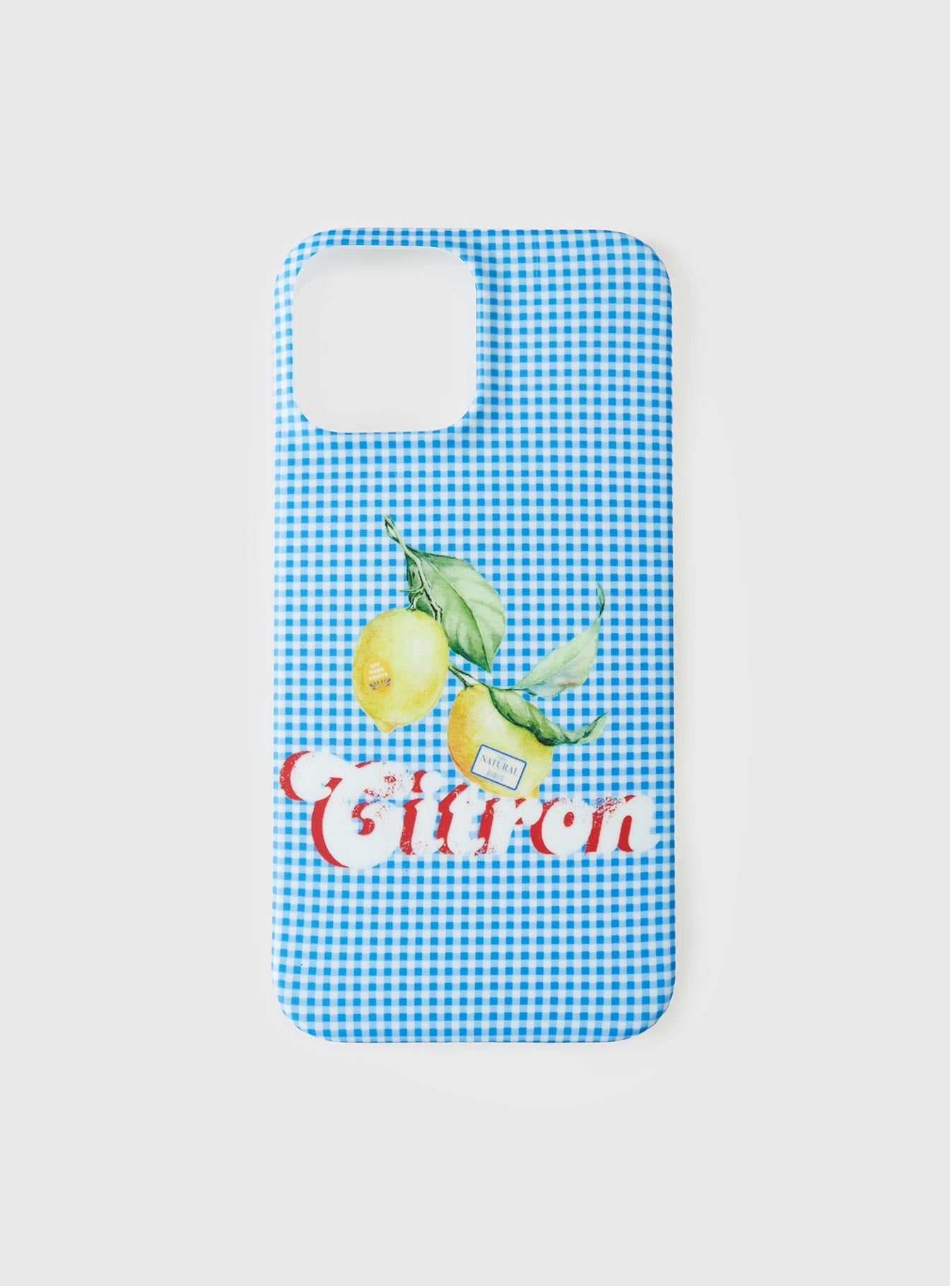 Citron Summer iPhone Case Blue、mySite、solidvoid