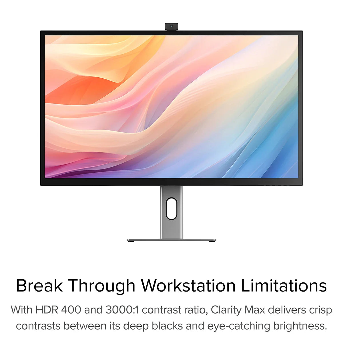 Clarity Max Pro 32 UHD 4K Monitor with USB-C Power Delivery and Webcam + Thunderbolt 4 BLAZE Hub、mySite、fannypackpong