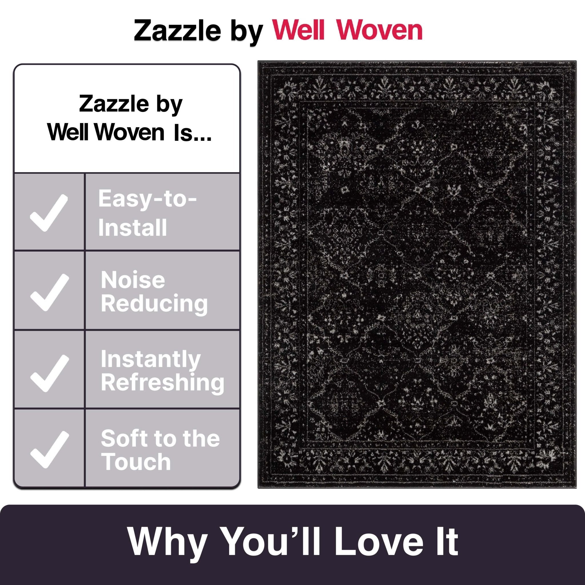 Argos Custom Size Runner Vintage Medallion Oriental Black Choose Your Width x Choose Your Length Hallway Runner Rug、mySite、gigharbornorthrealestate