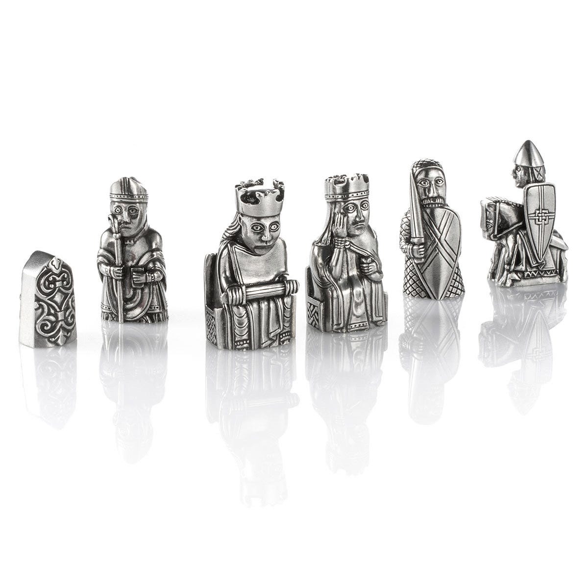 Royal Selangor Lewis Pewter Chess Set、mySite、camillekostekn