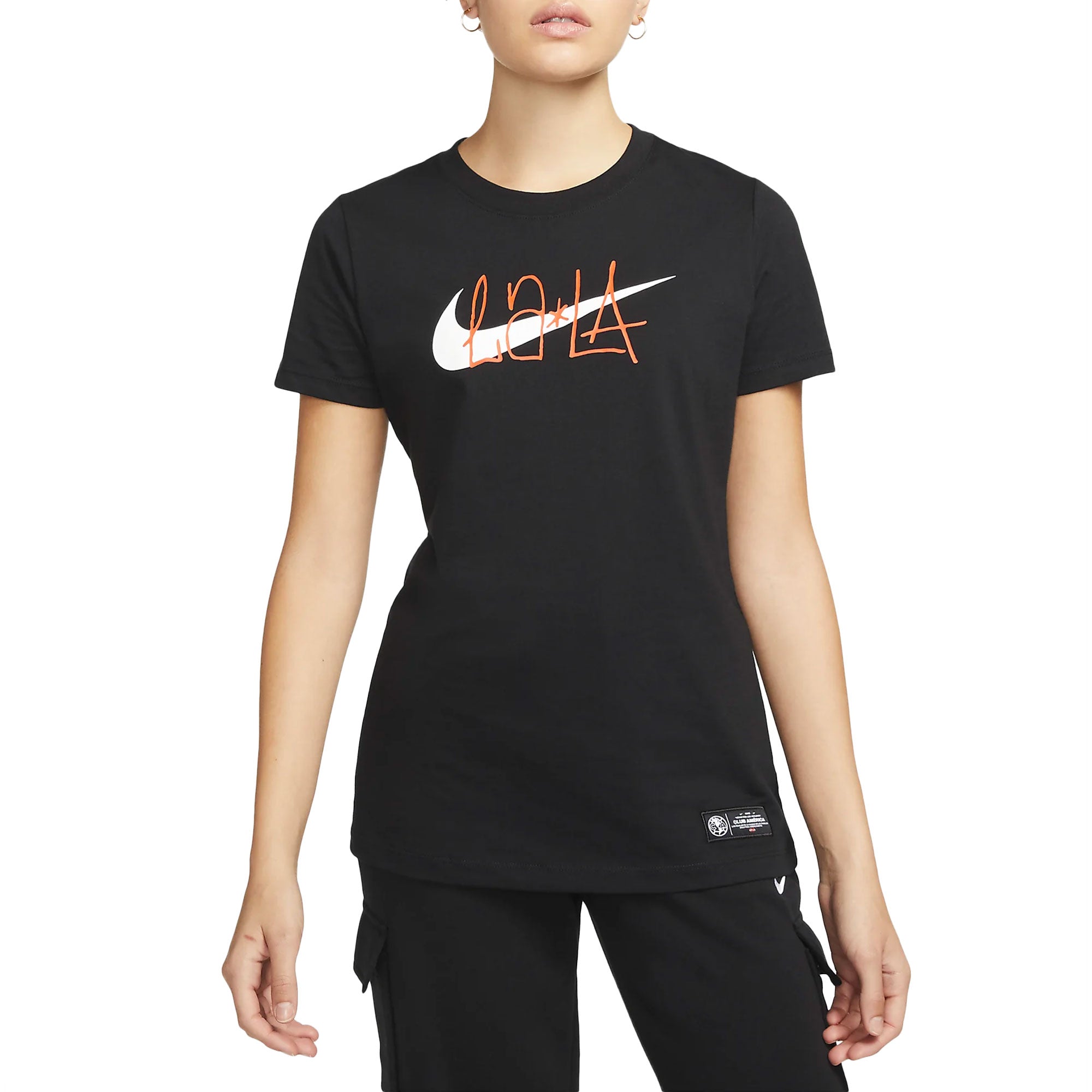 Nike Women's Club America 2021/22 LA Tee Black/Orange、mySite、bottomscart