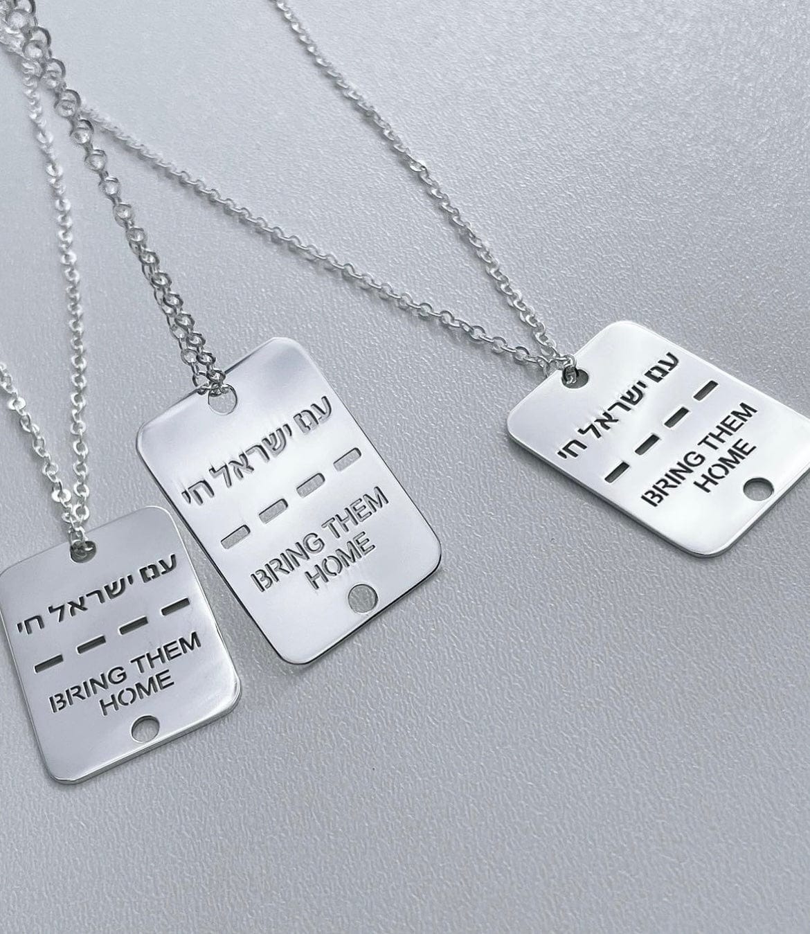 Sterling Silver Bring Them Home Tag Necklace - 100% of Profits Donated、mySite、topwebapps