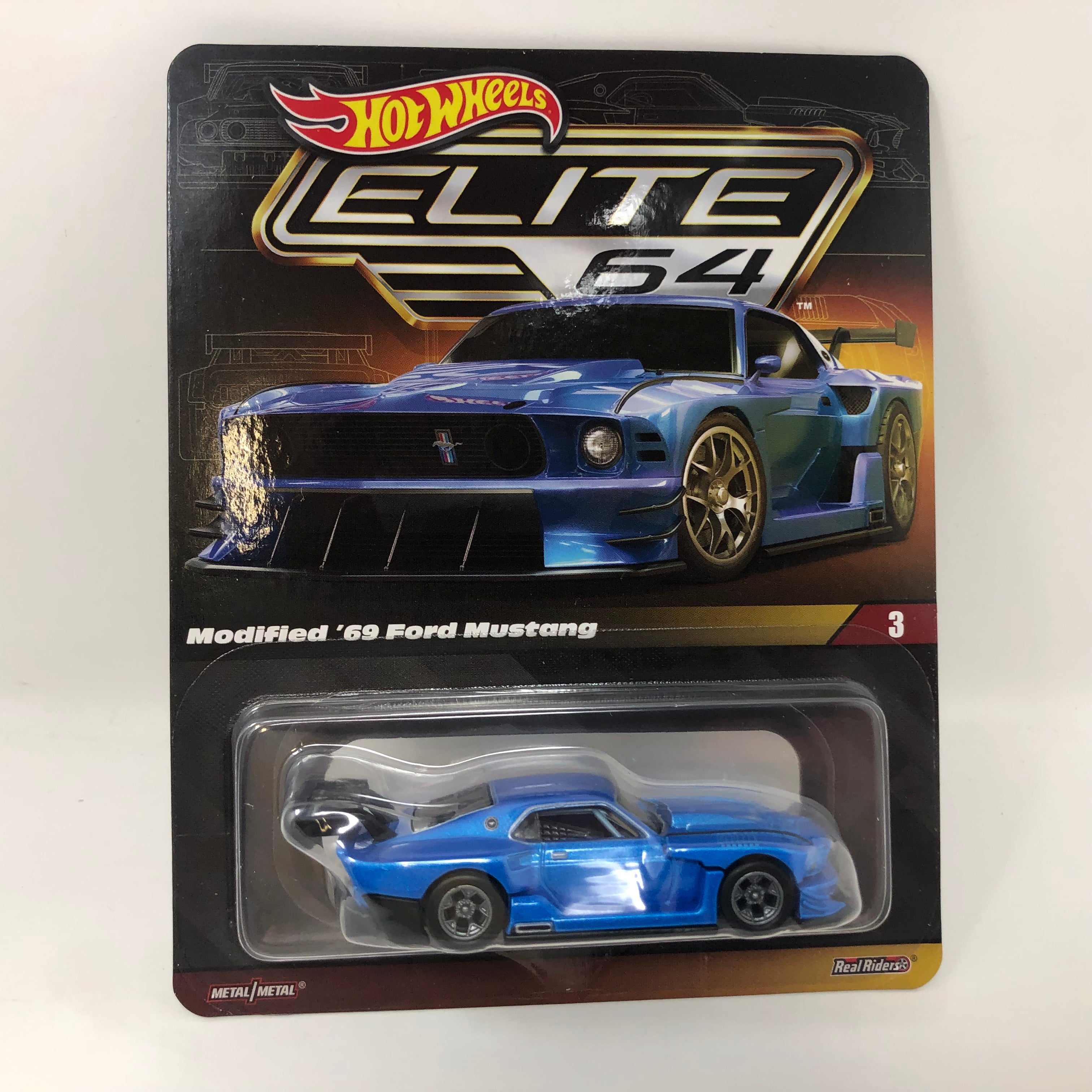 Modified '69 Ford Mustang * Hot Wheels Elite 64 Mattel Creations、mySite、hgirdovlk