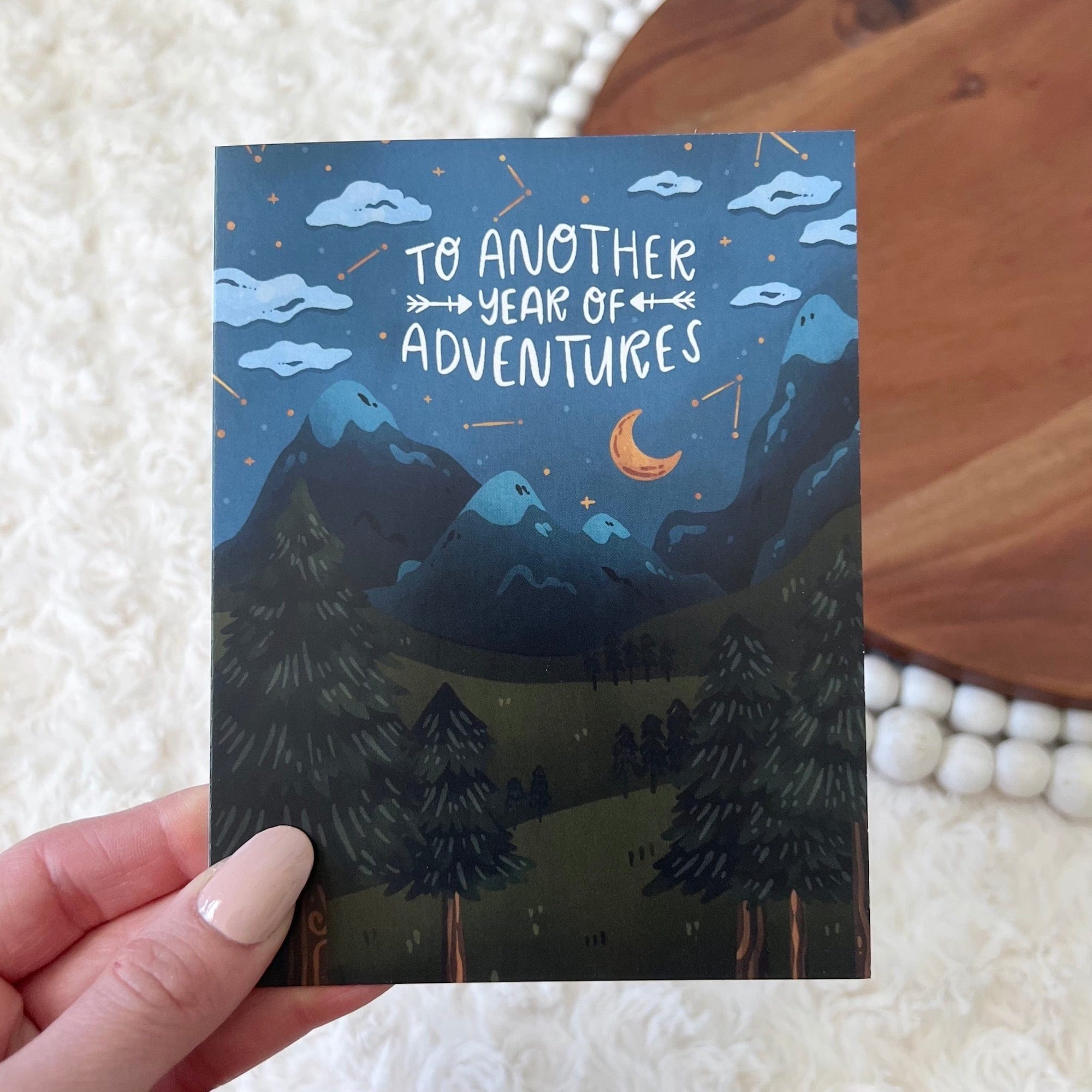  To Another Year Of Adventures Greeting Card、mySite、elrpsem3k