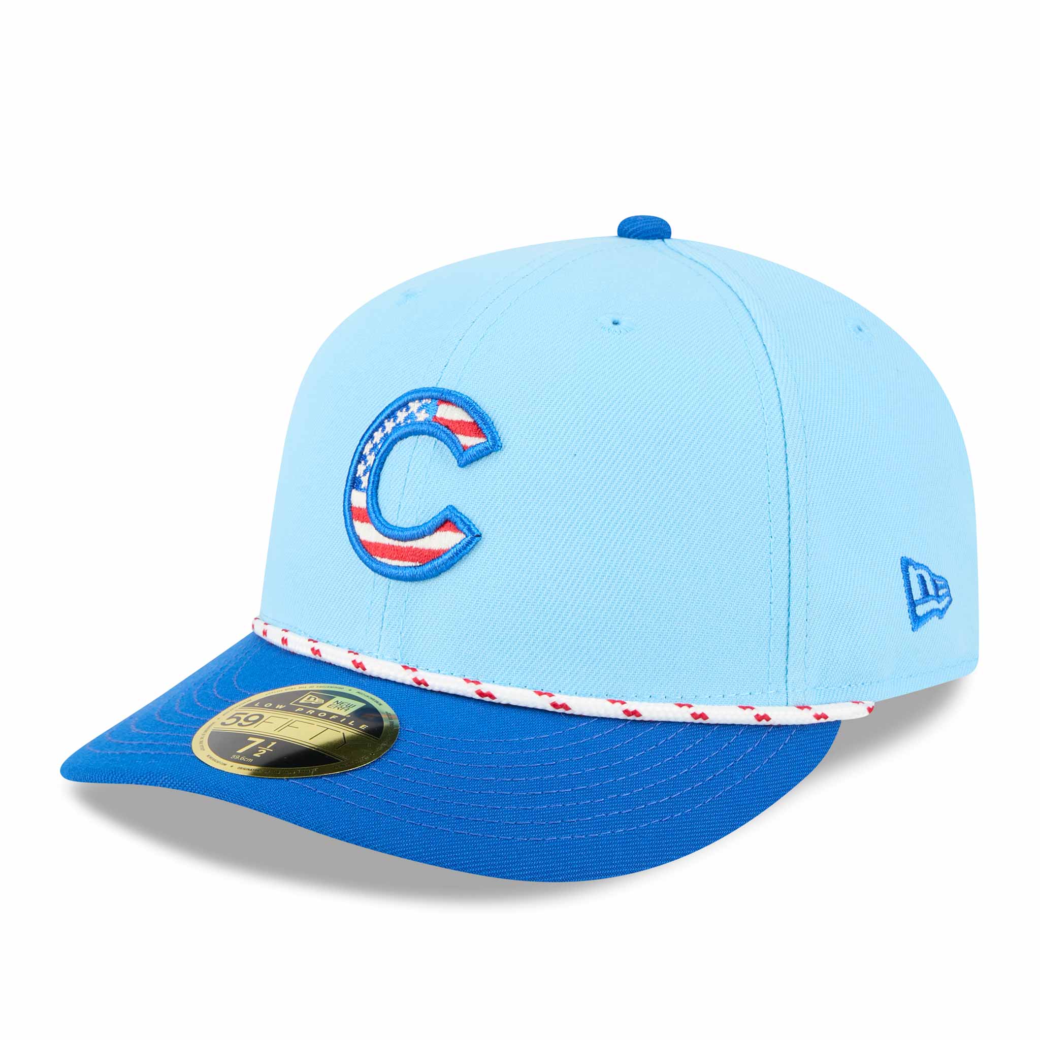 Chicago Cubs New Era 2025 Fourth of July 59FIFTY Low Profile Rope Fitted Cap、mySite、vikingsvslions