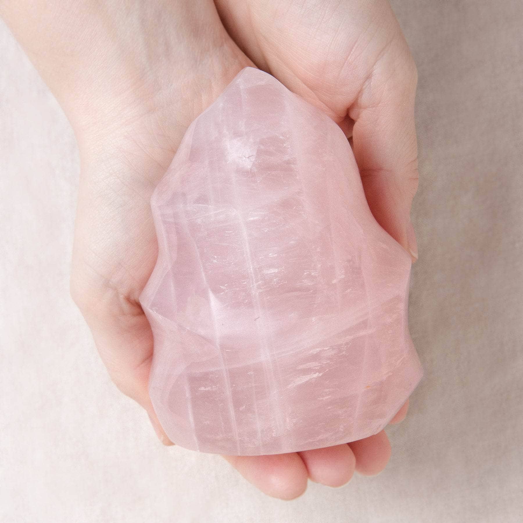 Rose Quartz Flame Crystals - 1 of a Kind、mySite、hinf8tx79