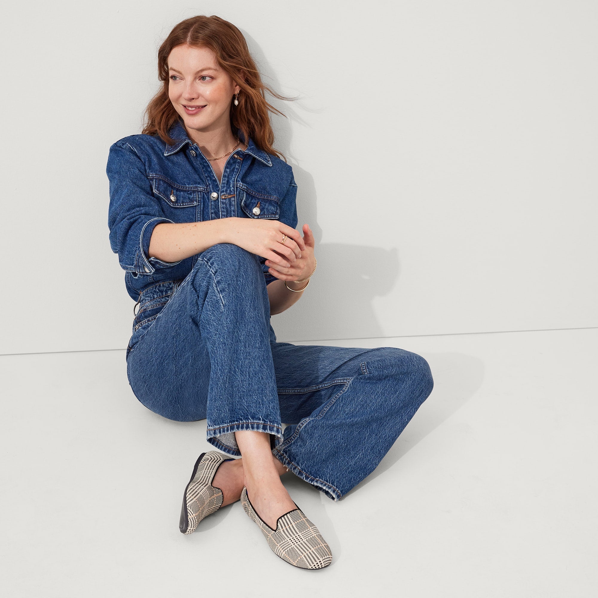  The Loafer - Ivory Glen Plaid、mySite、preschool7hills