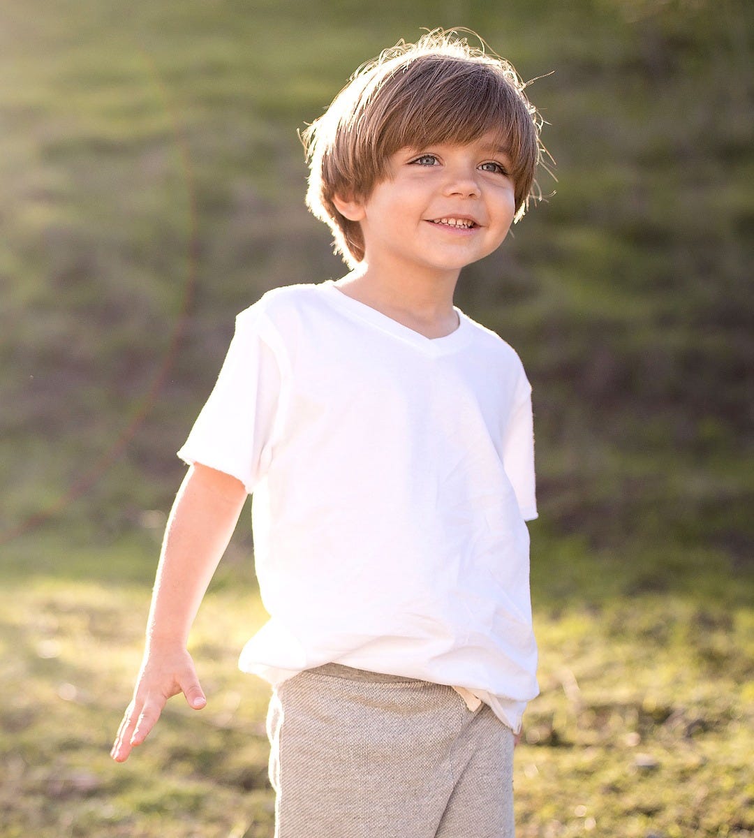  Short Sleeve Organic Cotton V Neck Tees 3 Pack、mySite、layawaytickets