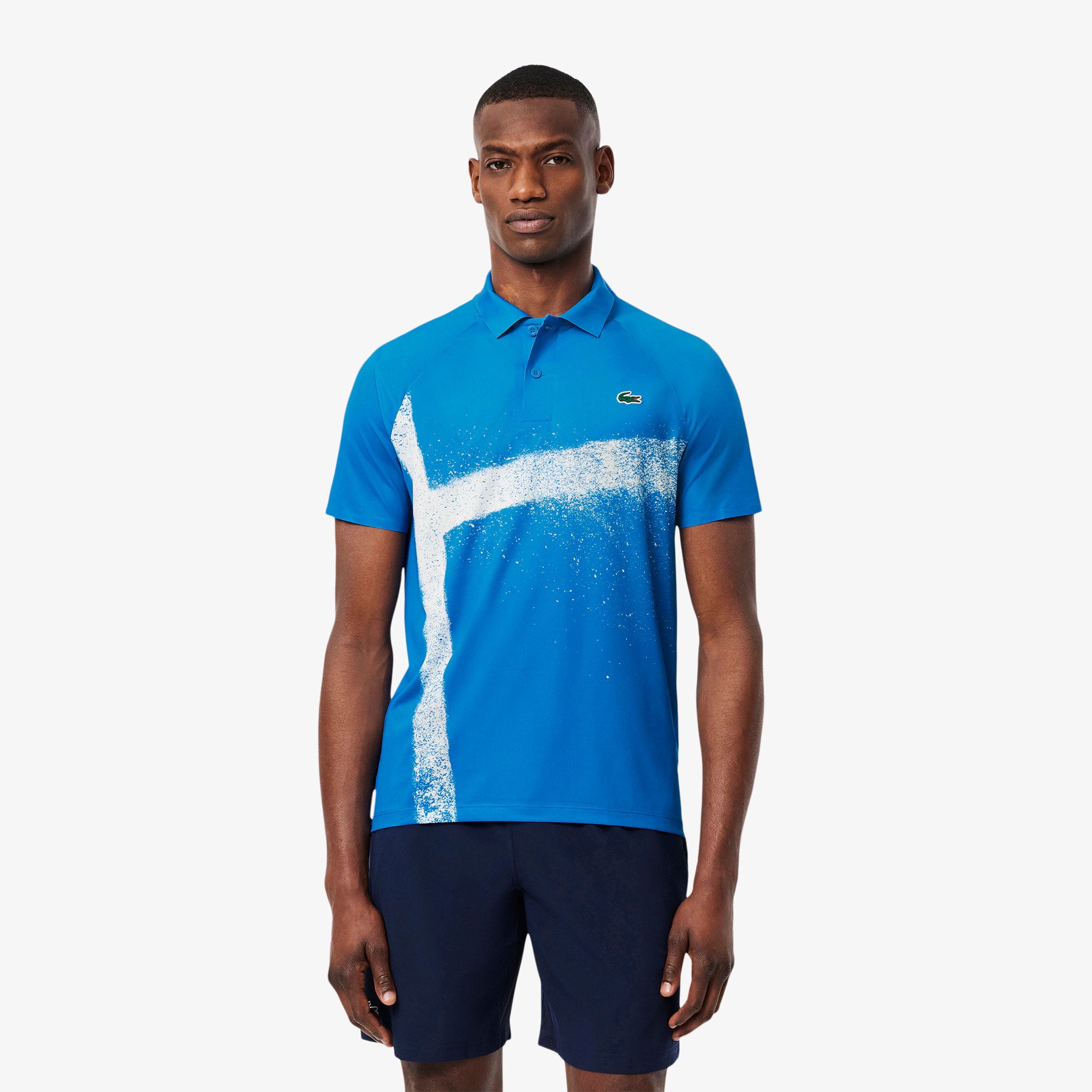 Lacoste x Novak Djokovic Men's On Court Ultra Dry Tennis Polo