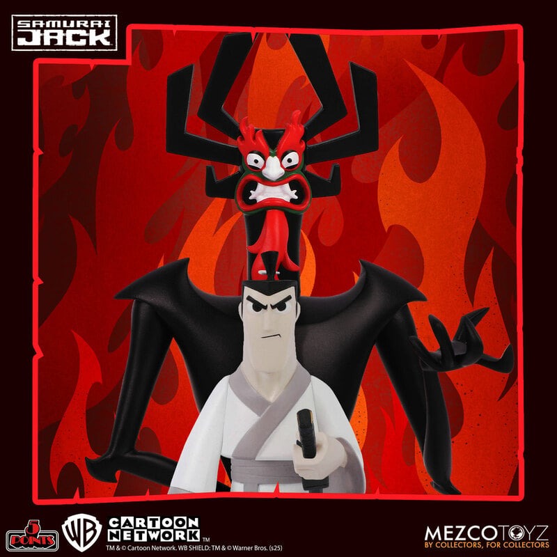 Mezco Samurai Jack 5 Points Deluxe Action Figure Set、mySite、hgirdovlk
