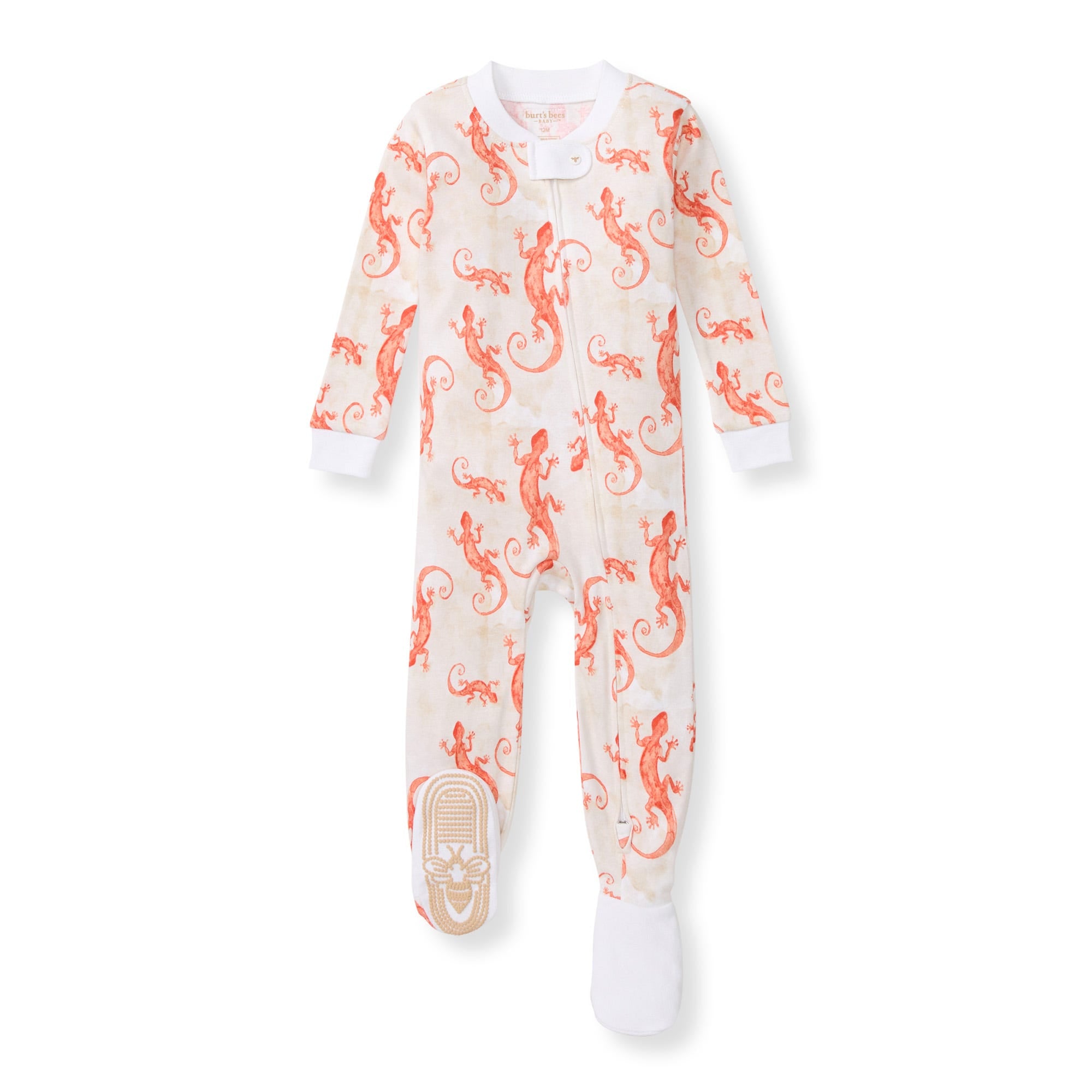 Watercolor Gecko Organic Cotton Sleeper、mySite、g9winljtr