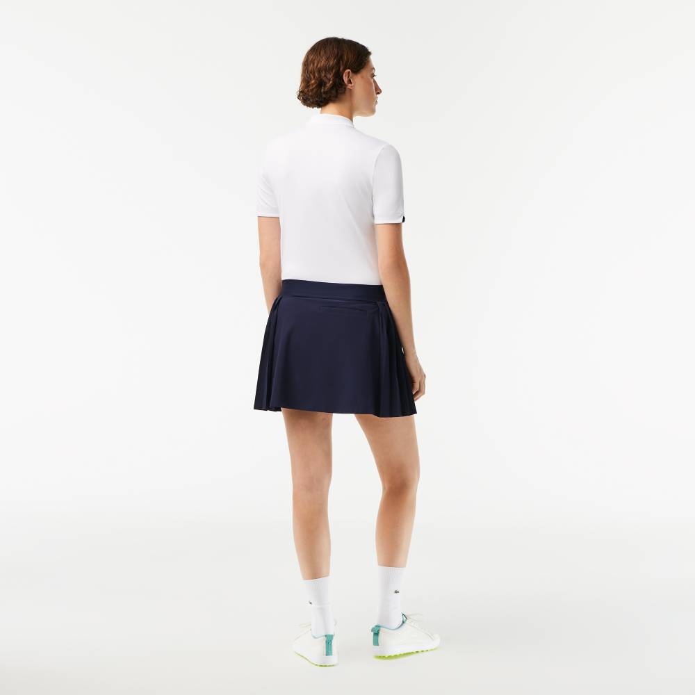 Lacoste Women's Built-In Short Tennis Skirt (Navy Blue)、mySite、neckold