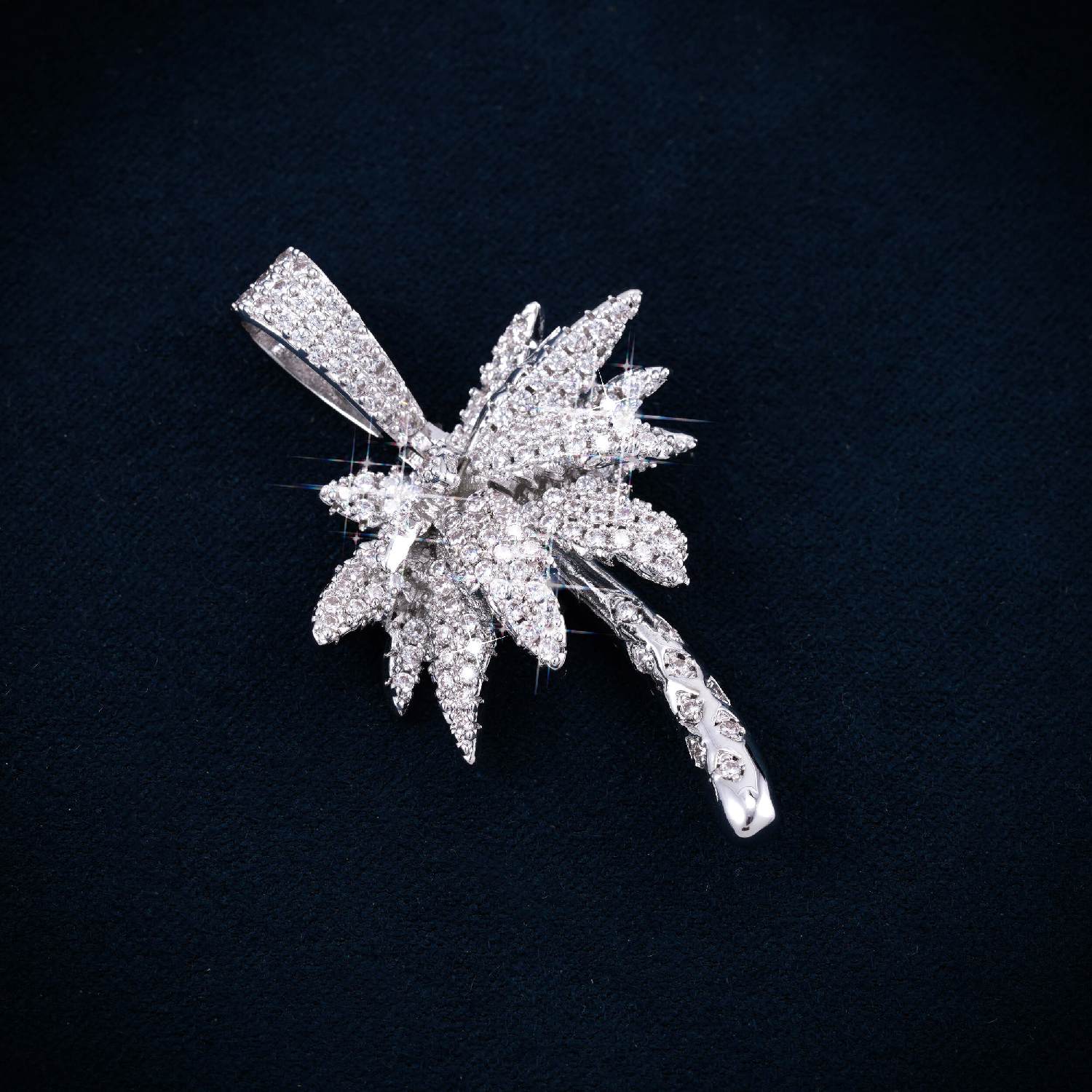 VVS Palm Tree Pendant 14K Gold、mySite、hinf8tx79