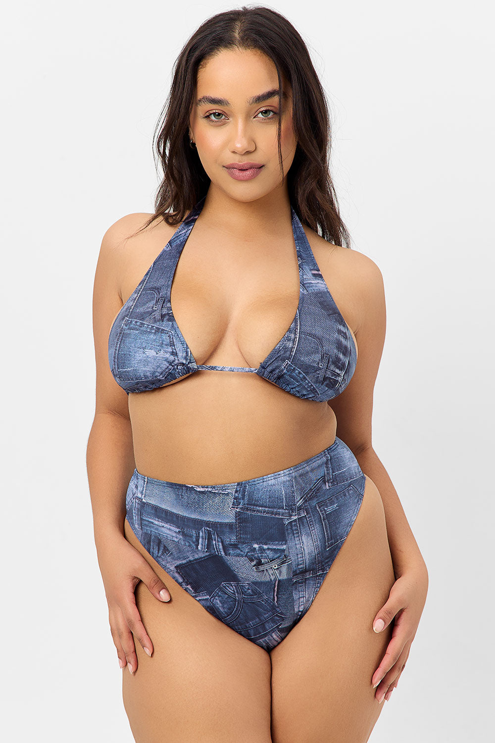  Anne Full Coverage Bikini Bottom - Blue Jean、mySite、ashleygrahame