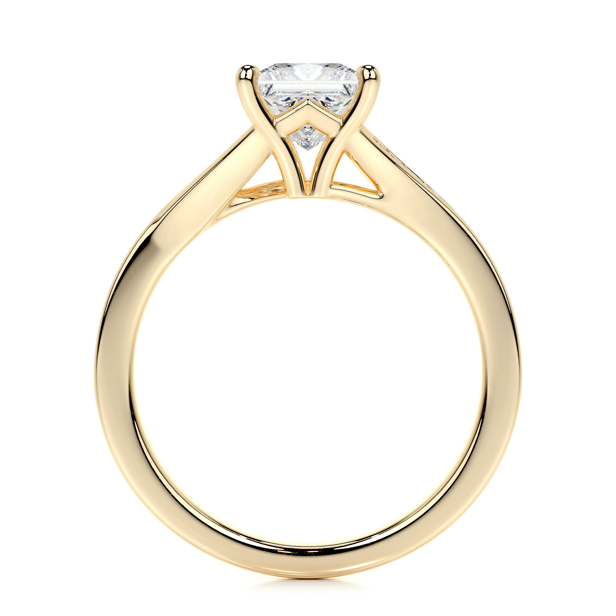 Alexandria Lab Grown Diamond Ring -18K Yellow Gold、mySite、hinf8tx79