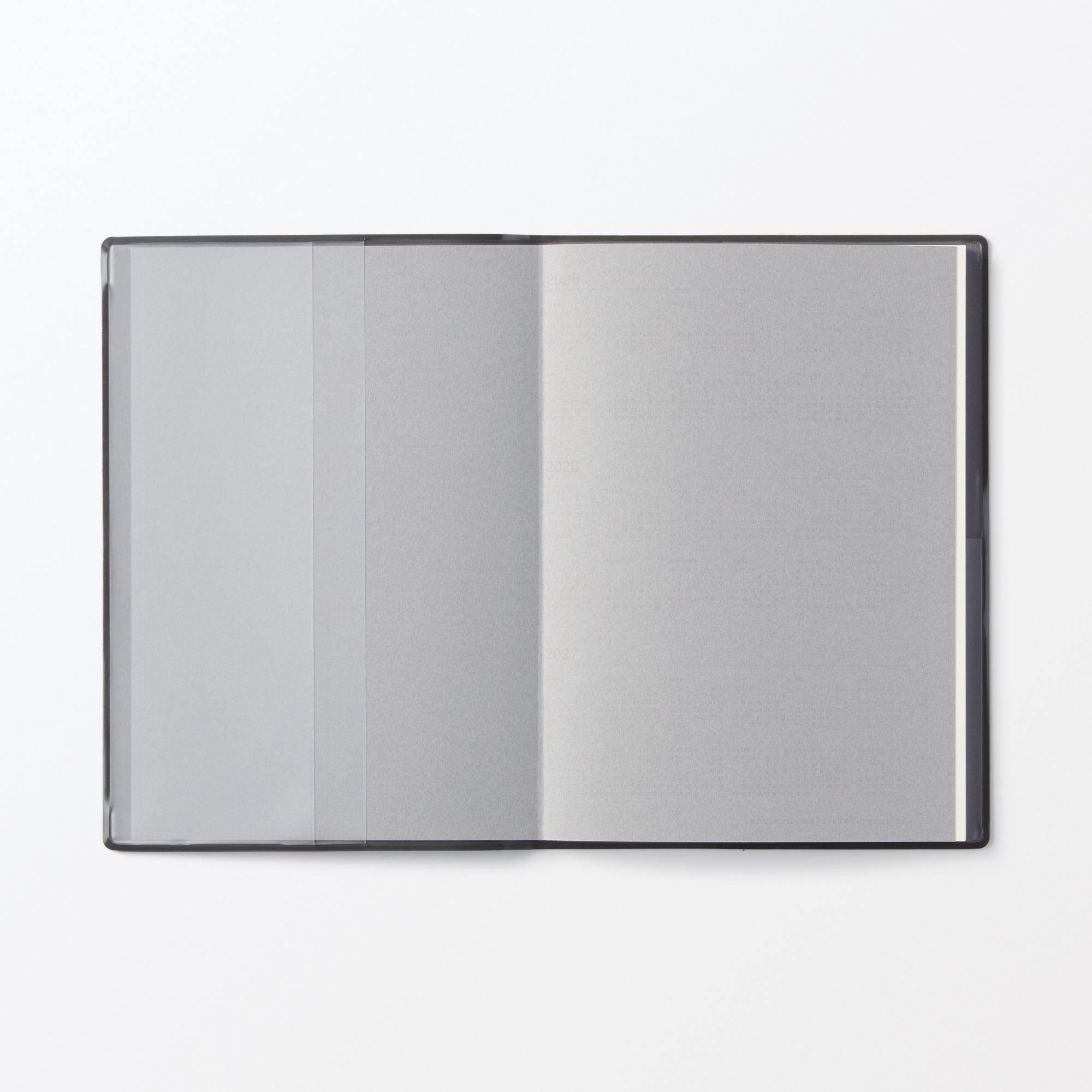  B6 Dark Gray Monthly/Weekly Planner From Aug. 2025 - Mon. Start、mySite、sugarbowlscore