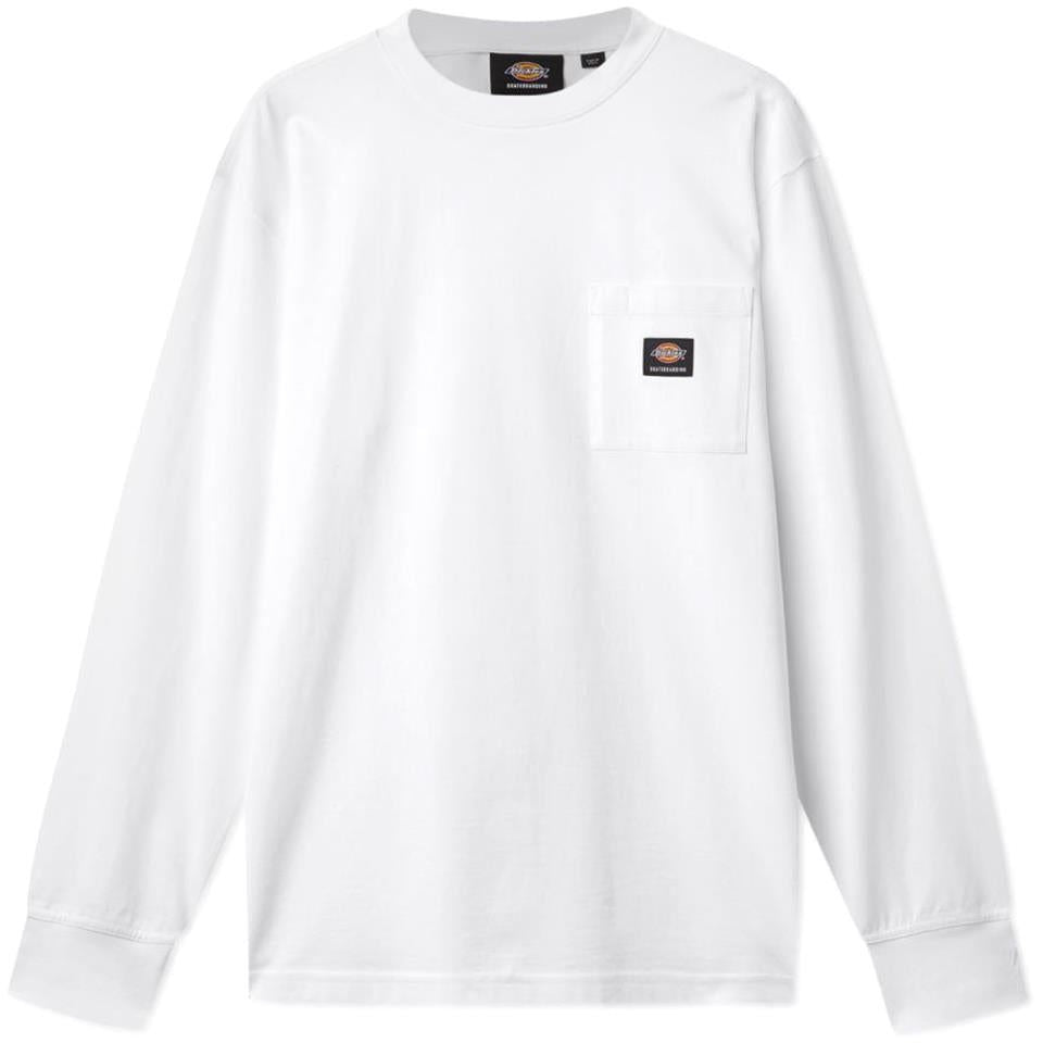  Dickies Mount Vista Long Sleeve T-Shirt - White、mySite、merchandisen