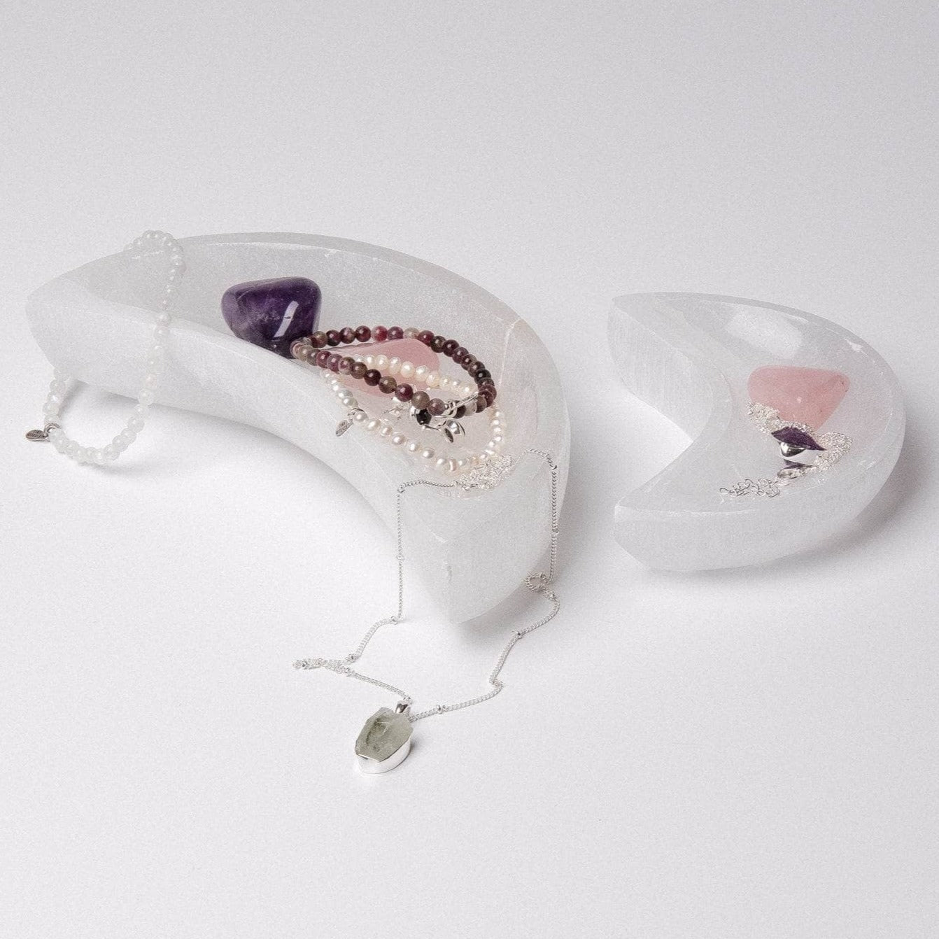 Selenite Moon Crystal Recharging Bowl、mySite、hinf8tx79