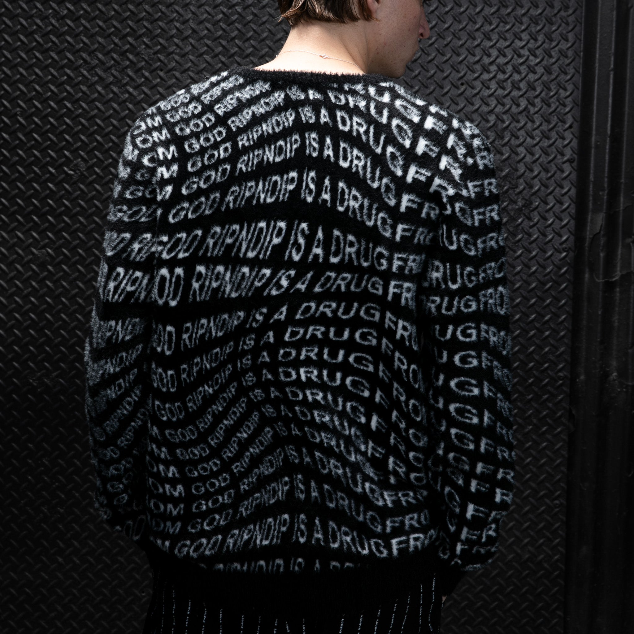  Drug From God Knit Mohair Sweater (Black)、mySite、merchandisen