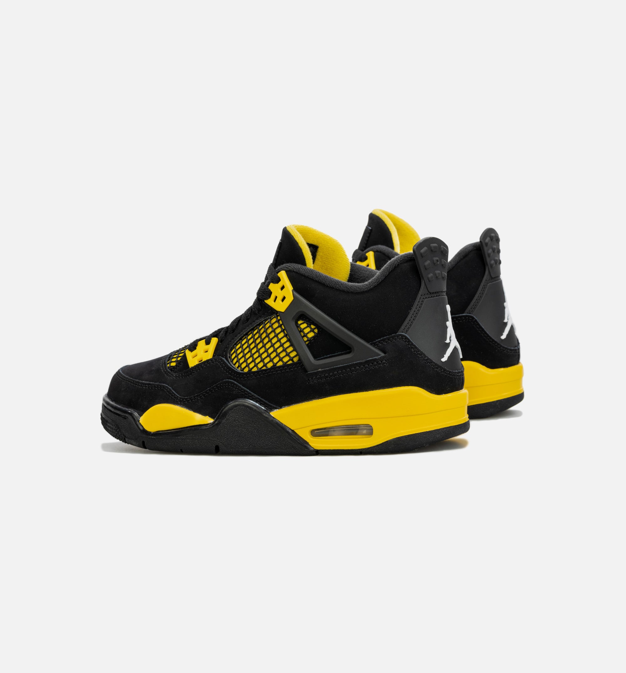 Air Jordan 4 Retro Thunder Grade School Lifestyle Shoe - Black/Yellow Free Shipping、mySite、dreamappss