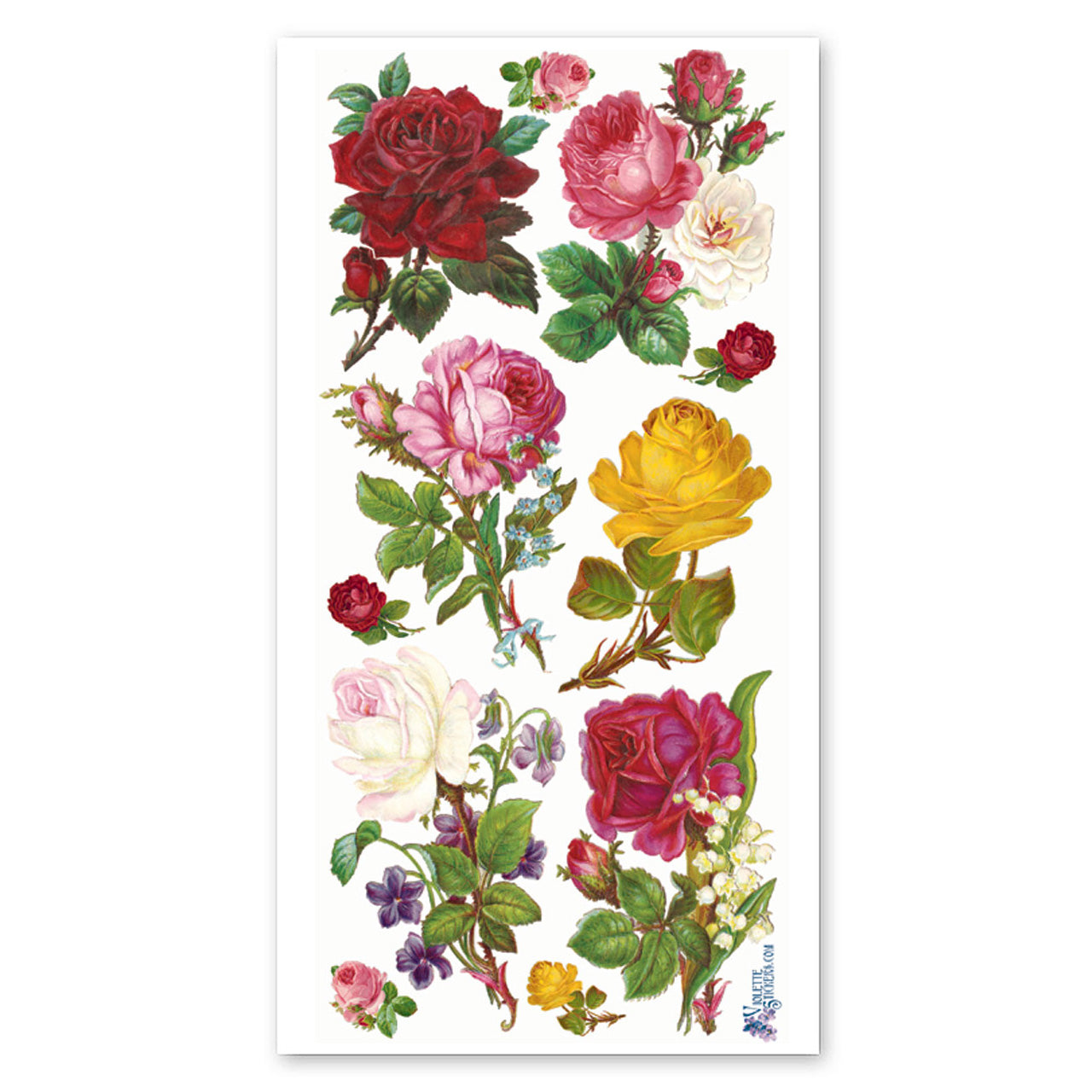  Kaleidoscope Roses Stickers、mySite、ghnorth