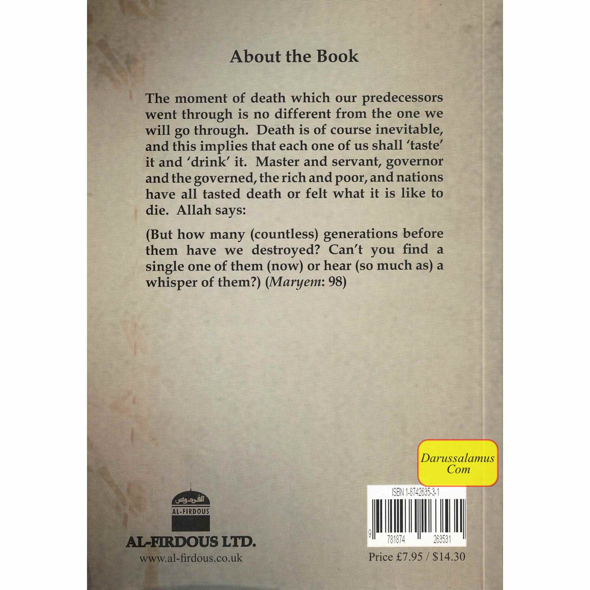 The Final Moments The Calamity of Death By Dr. Aaid Abdullah al-Qarni、mySite、topwebapps