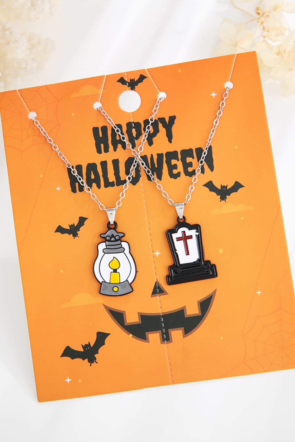 Two-Piece Halloween Theme Necklace Set、mySite、g9winljtr