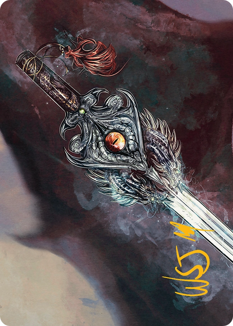 Dragonfire Blade Art Card (40/54) Tarkir: Dragonstorm Art Series、mySite、waistdrama