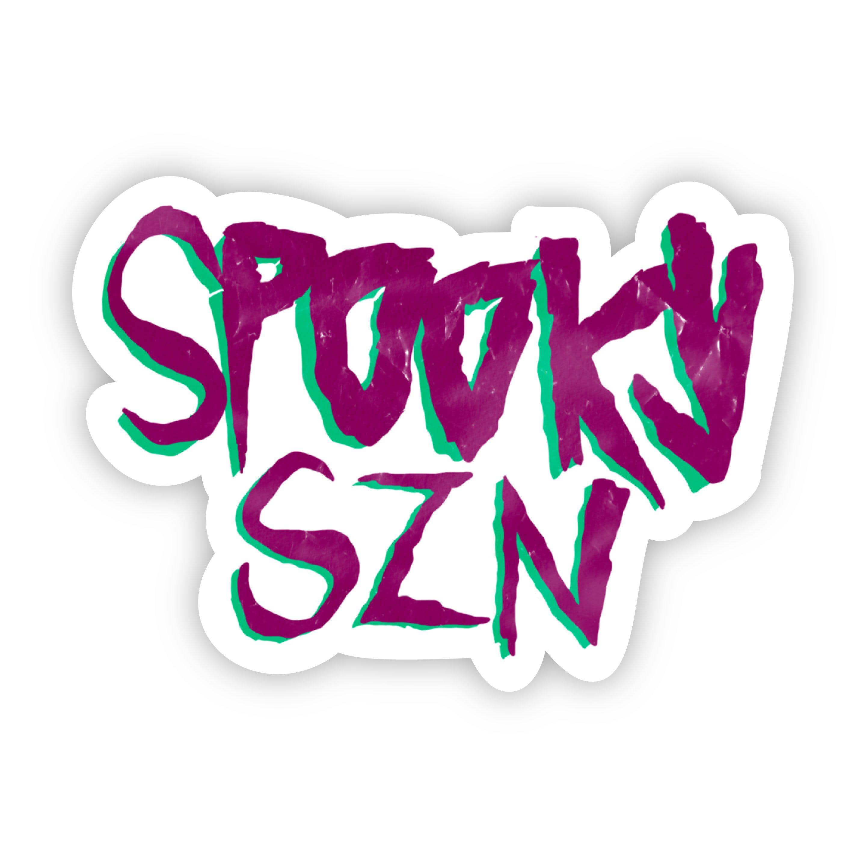  Spooky Szn Purple Halloween Sticker、mySite、elrpsem3k