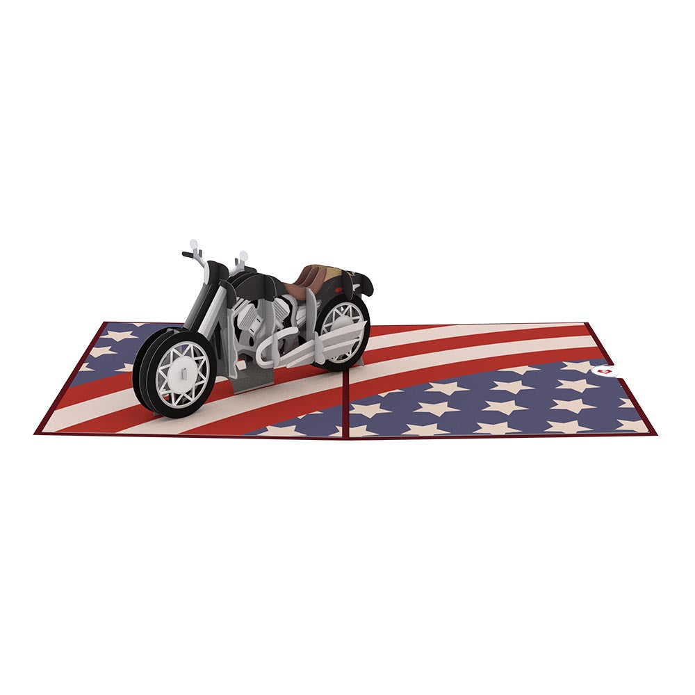 American Motorcycle Pop-Up Card、mySite、solidvoid