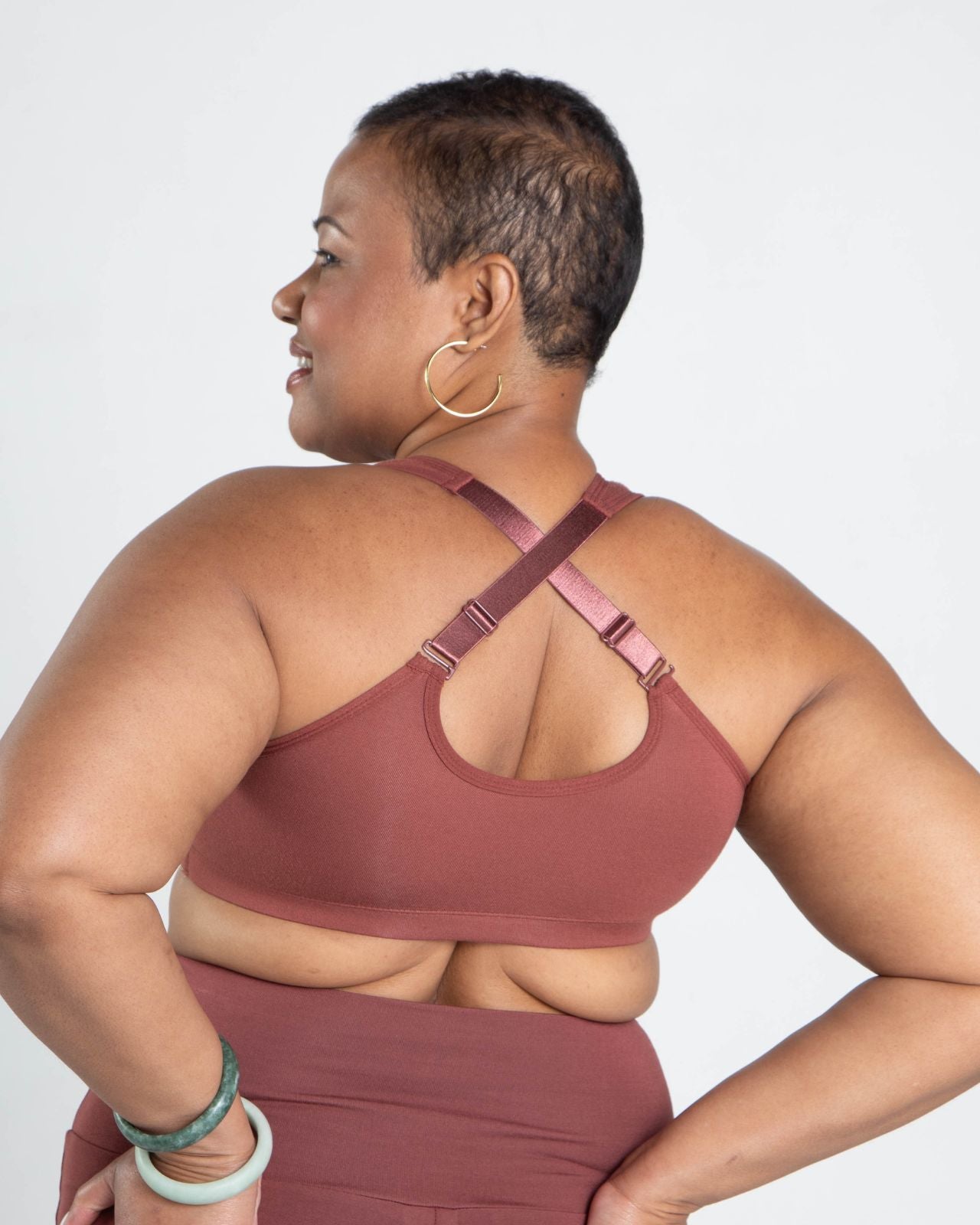 Rora Pocketed Front Closure Bra、mySite、bengalsvssteelers