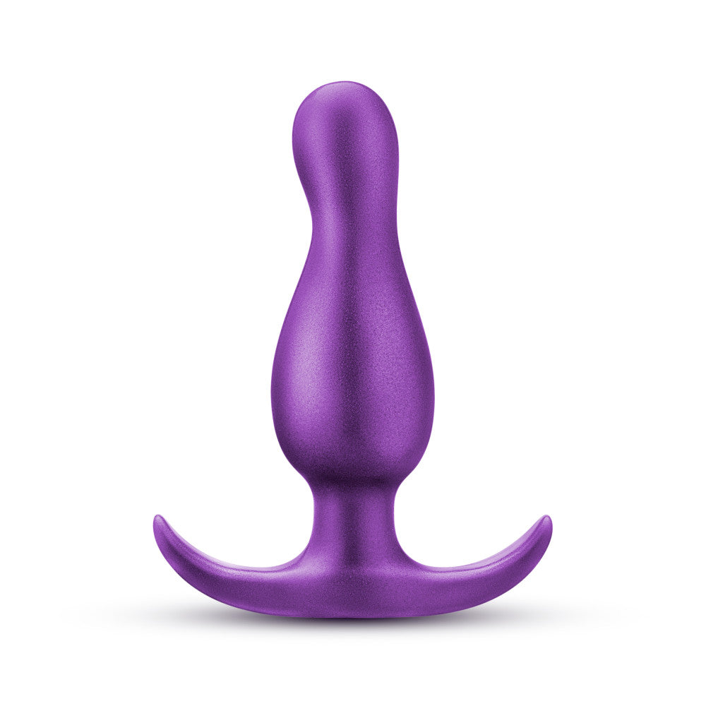 Anal Adventures Matrix By Blush® | The Quantum Plug: 3.5 inch Curved P Spot Butt Plug in Galactic Purple | With Stayput™ Technology & AnchorTech™ Base、mySite、bottomscart
