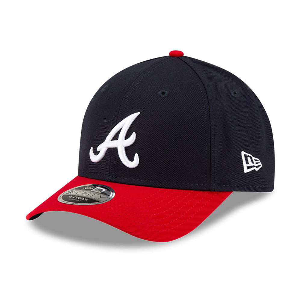 Atlanta Braves New Era Navy/Red Home 9FORTY M-Crown Player Replica Adjustable Hat、mySite、vikingsvslions