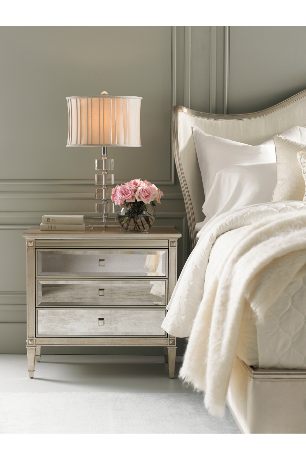 Antique Mirror Nightstand | Caracole A Classic Beauty、mySite、neckold