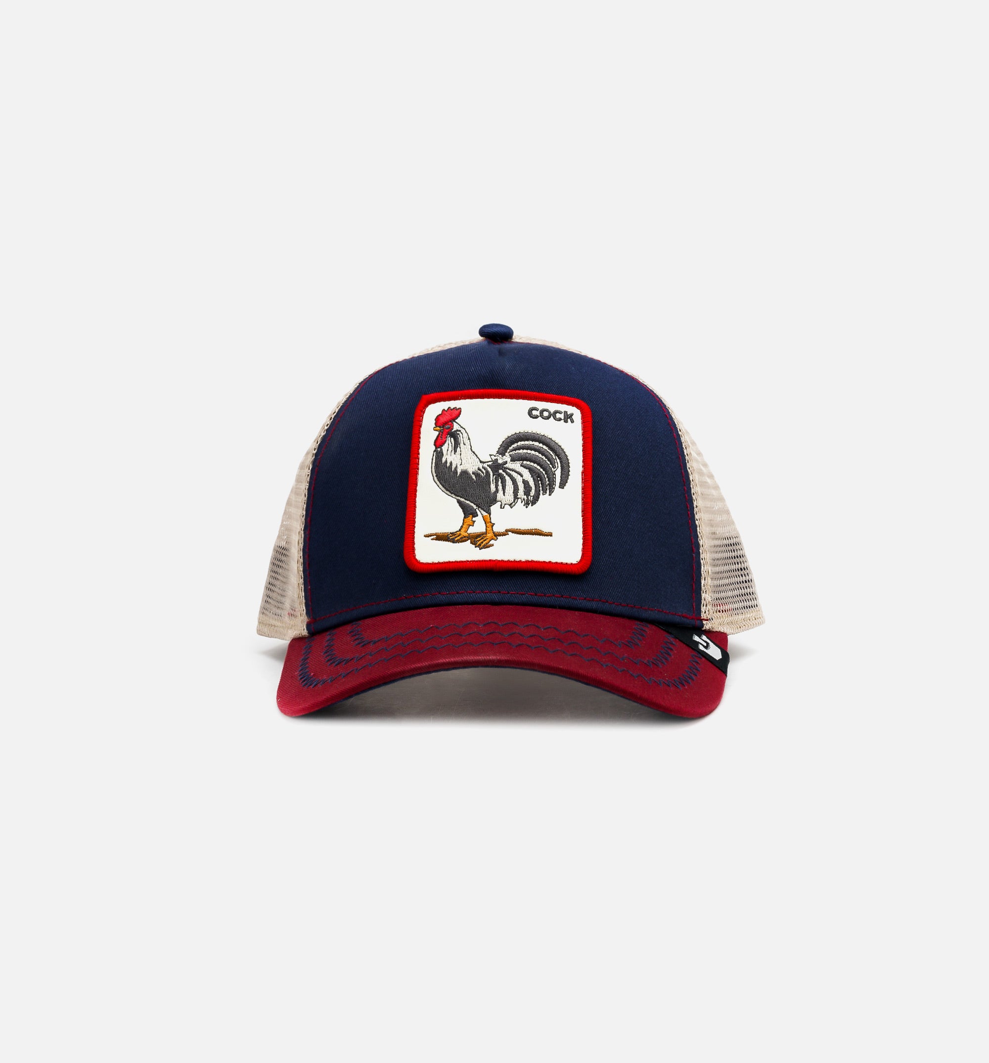 All American Rooster Trucker Mens Hat - Navy/Red、mySite、dreamappss