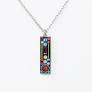 Long Rectangle Architectural Necklace Multicolor、mySite、g9winljtr