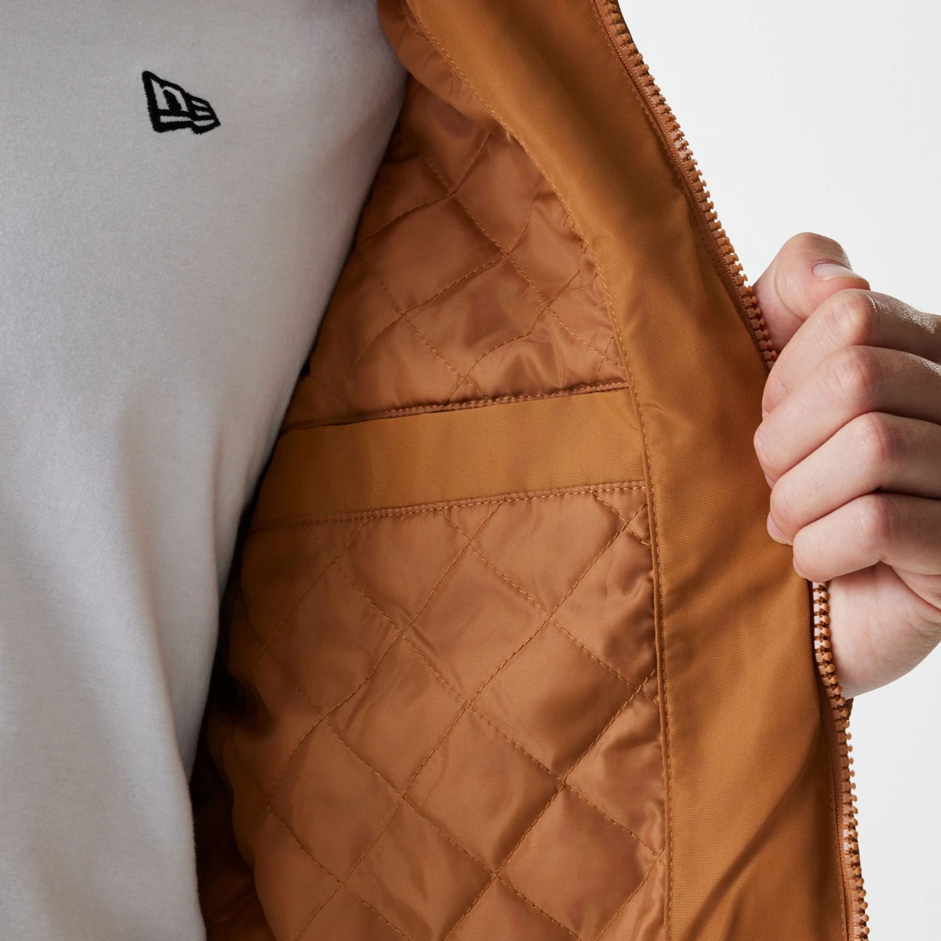 New York Yankees Logo Select Fashion Beige Full Zip Jacket、mySite、vikingsvslions