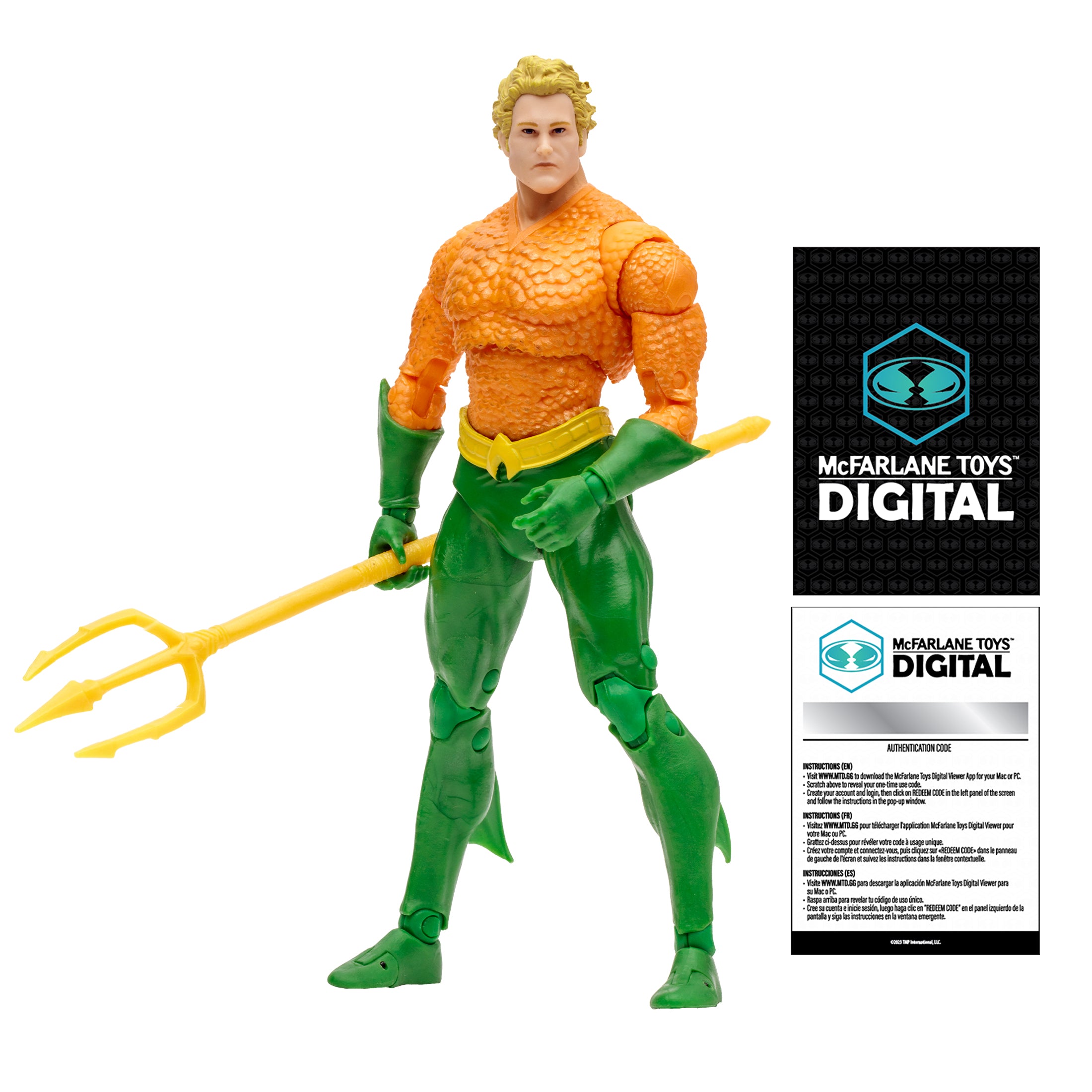 DC Direct Aquaman (DC Classic) with McFarlane Toys Digital Collectible、mySite、hgirdovlk