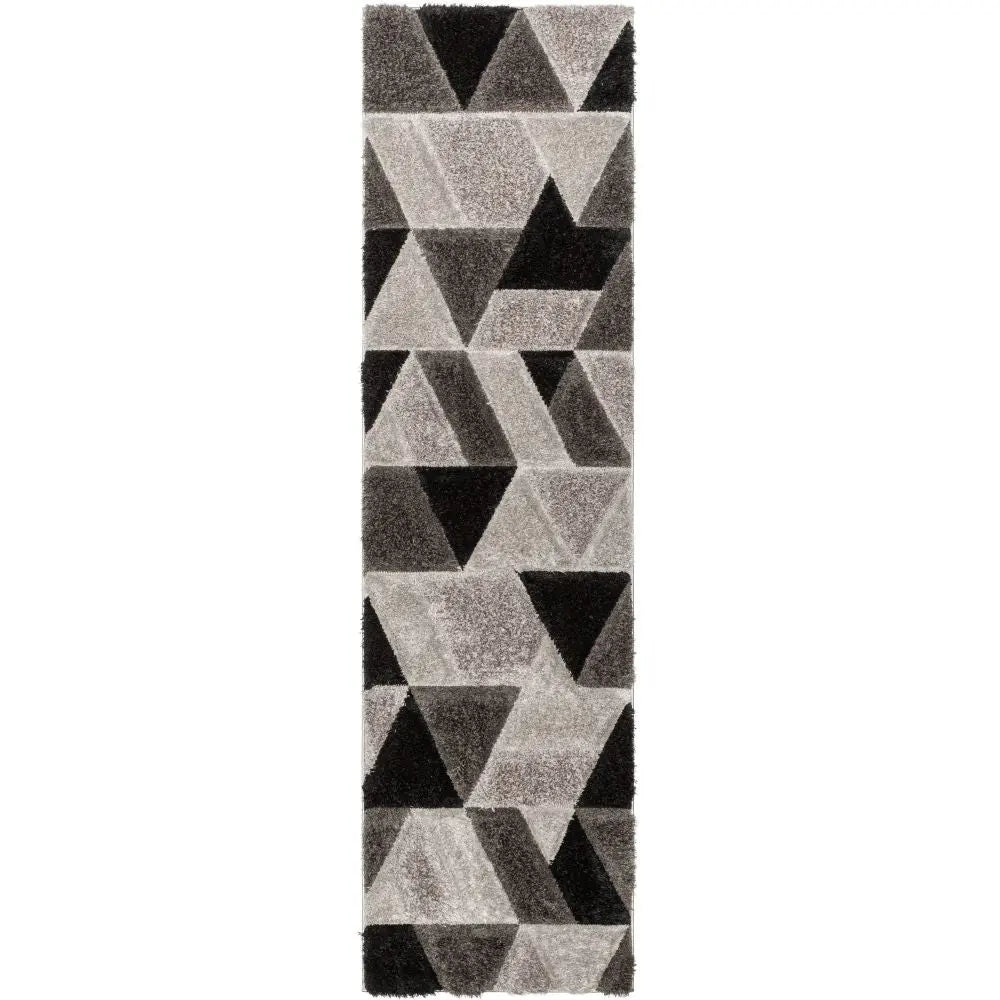 Holland Modern Geometric Black 3D Textured Thick & Soft Shag Rug、mySite、gigharbornorthrealestate