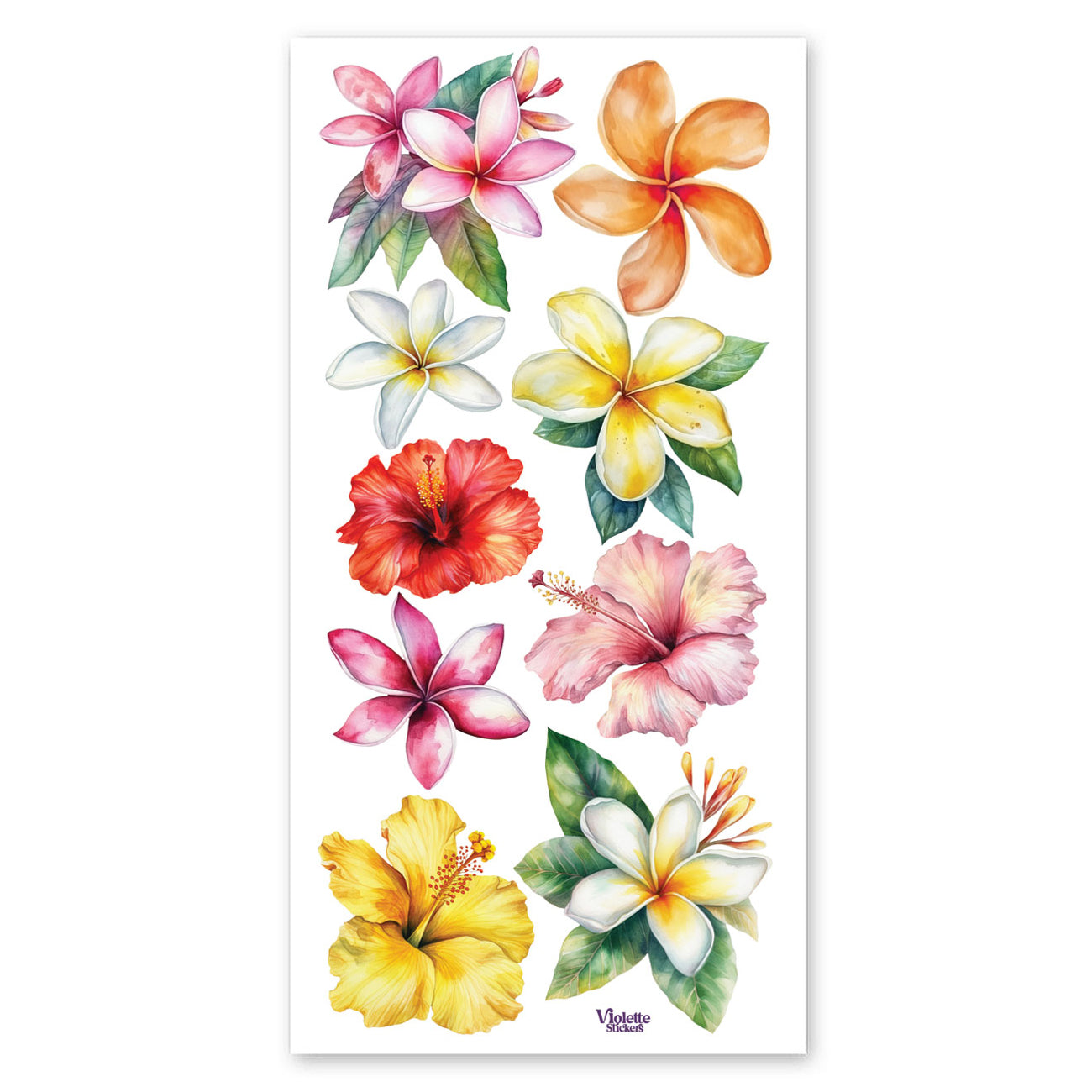  Hawaiian Blooms Stickers、mySite、ghnorth